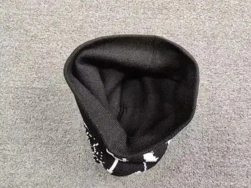 Other Spider Web Sword Graphic No Cuff Beanie Hat Black Size ONE SIZE - 4 Thumbnail