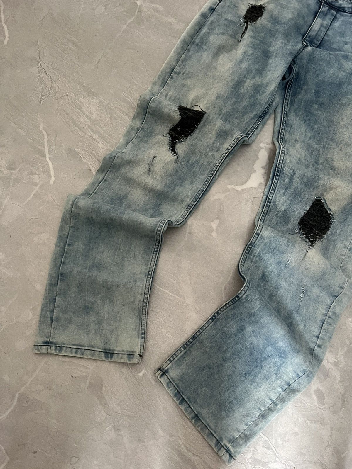 Japanese Brand Japanese Destroyed Slim Blue / If Six Was Nine Style Swag Size US 33 - 3 Thumbnail