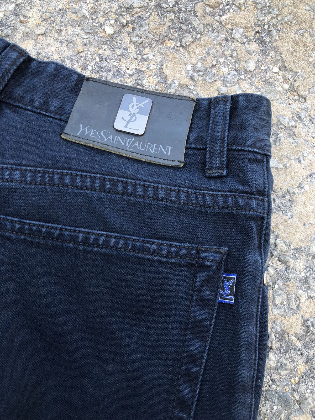 Vintage × Yves Saint Laurent Vintage YSL Yves Saint Laurent Denim Jeans Size US 29 - 5 Thumbnail