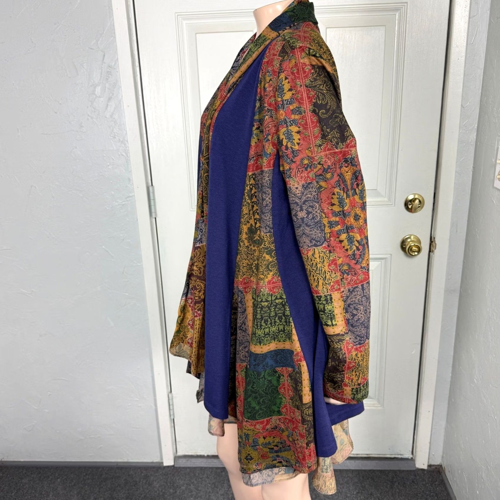 Soft Surroundings Soft Surroundings Shirt Women's Large Floral Bohemian Boho Kimono Open Front Z22 Size L / US 10 / IT 46 - 3 Thumbnail