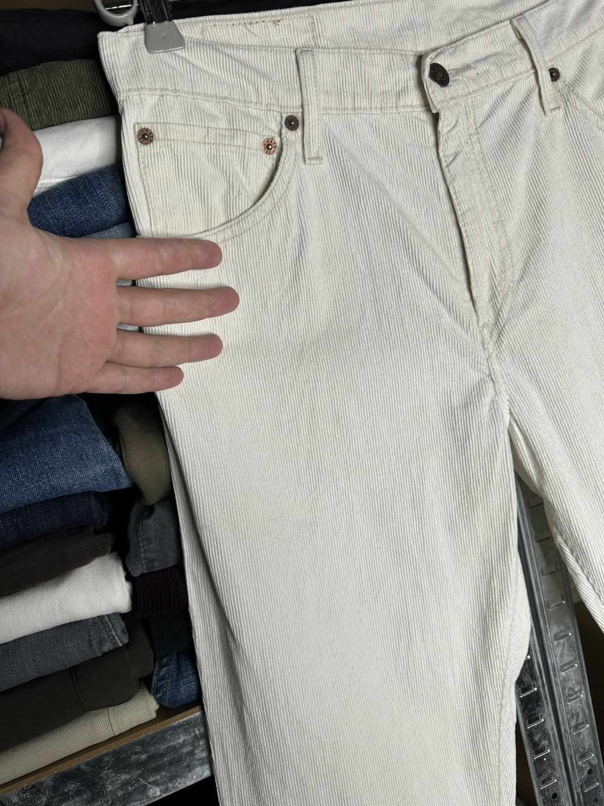 Levi's Levi’s 507 Flared Bootcut Corduroy Pants W32 L34 Vintage Size US 32 / EU 48 - 6 Thumbnail