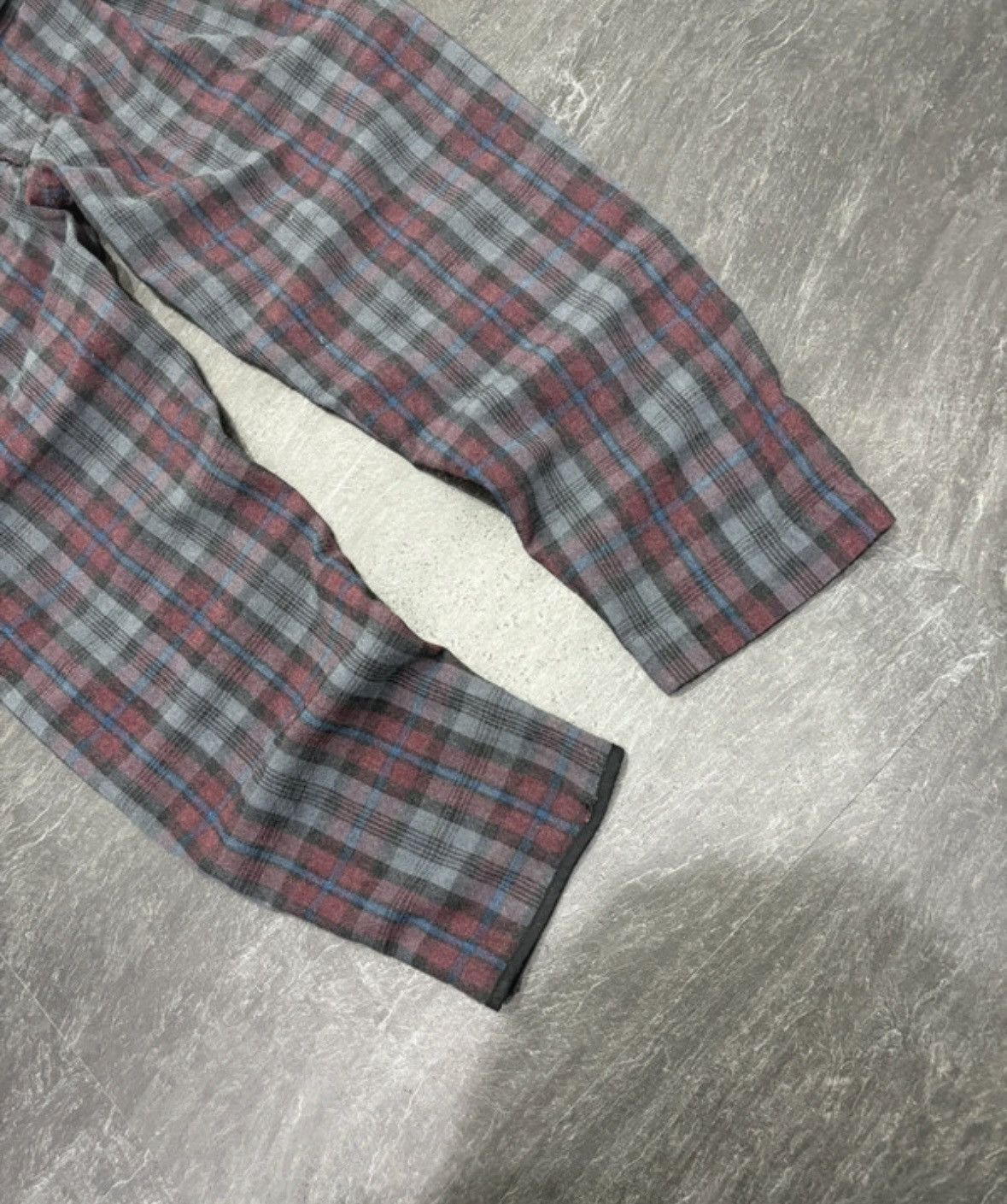 Henrik Vibskov 00s Vintage Henrik Vibskov Designer Plaid Trousers Y2K Pants Size US 35 - 3 Thumbnail