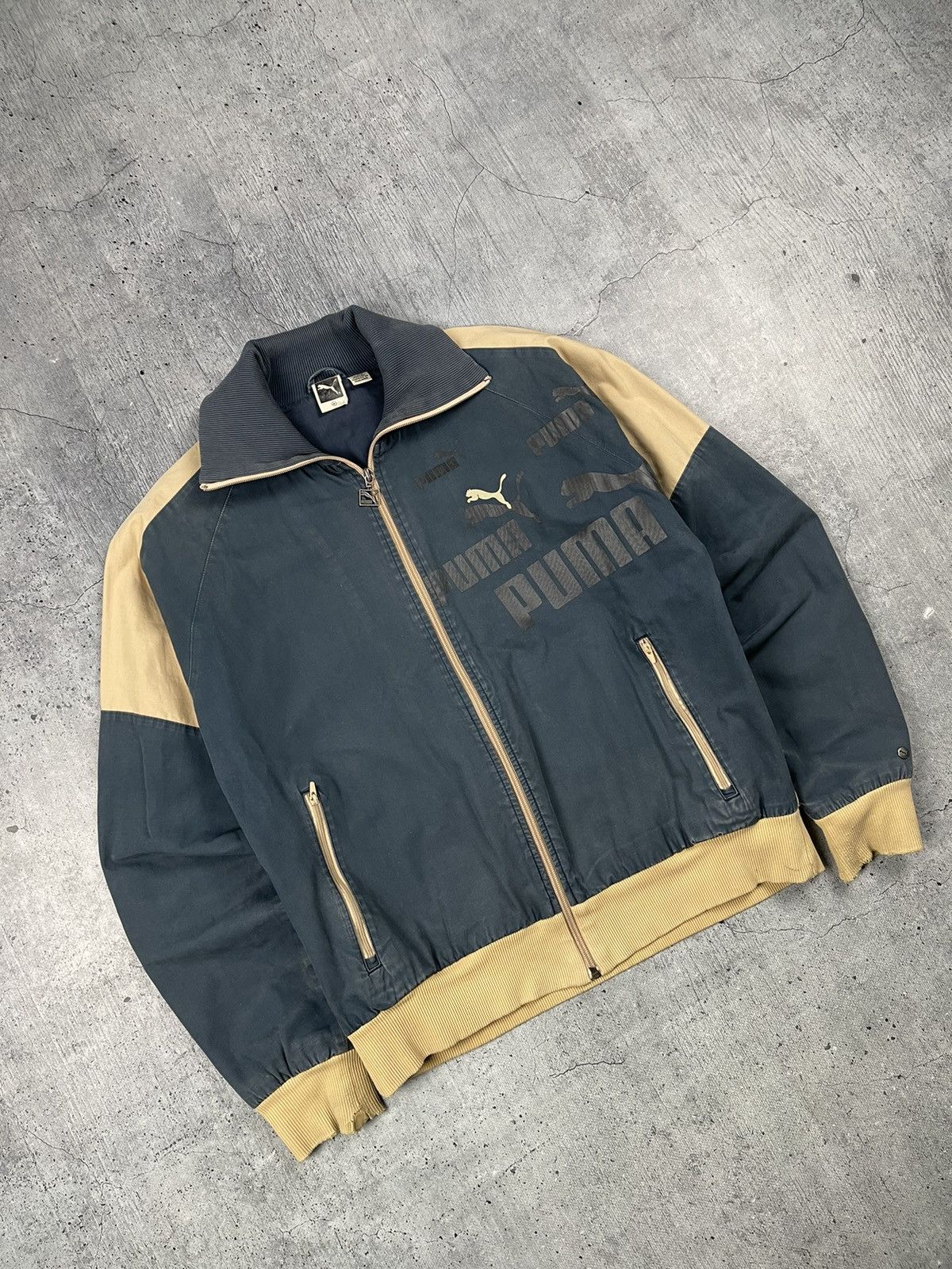 Puma × Vintage PUMA Retro Style Zip Up Eshay Bomber Sports Jacket Size US M / EU 48-50 / 2 - 3 Thumbnail