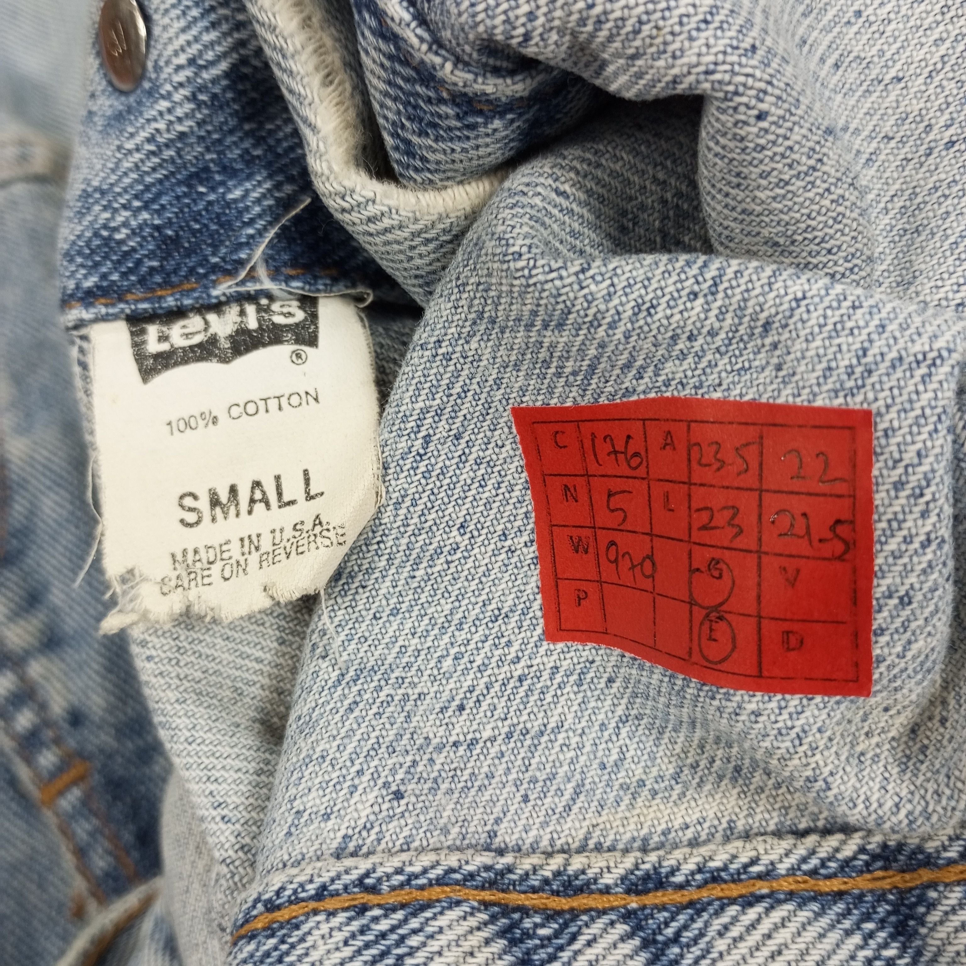 Levi's × Vintage Levis X Custom Nine Number Art Style Streetwear Jacket Size US L / EU 52-54 / 3 - 10 Thumbnail
