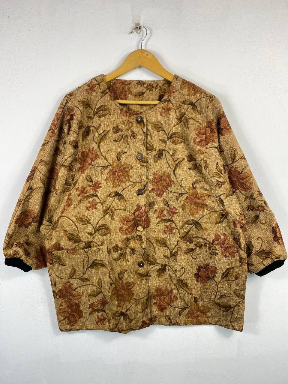 Japanese Brand japanese brand flower design jacket Size XL / US 12-14 / IT 48-50 - 1 Thumbnail