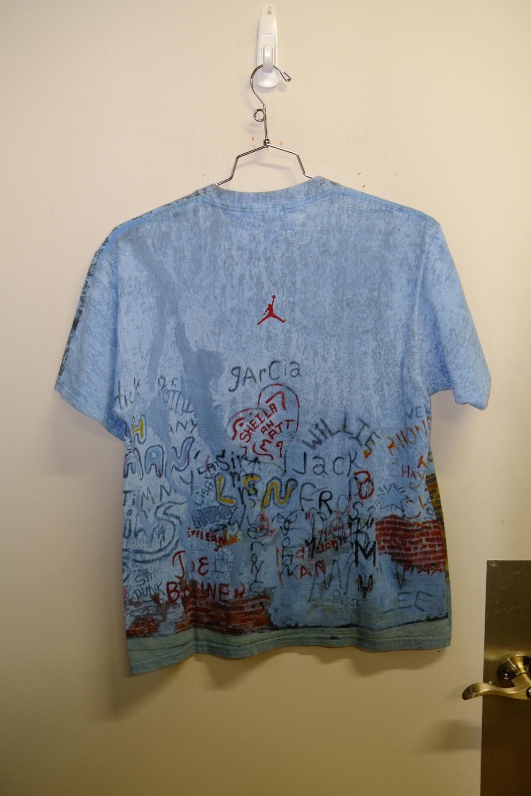 Jordan Brand 00's Jordan AOP Playground Hoop T-Shirt Size M / US 6-8 / IT 42-44 - 2 Thumbnail