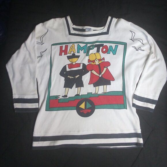 Other Vintage Hampton Sailor Nautical Sweatshirt Size S / US 4 / IT 40 - 2 Thumbnail