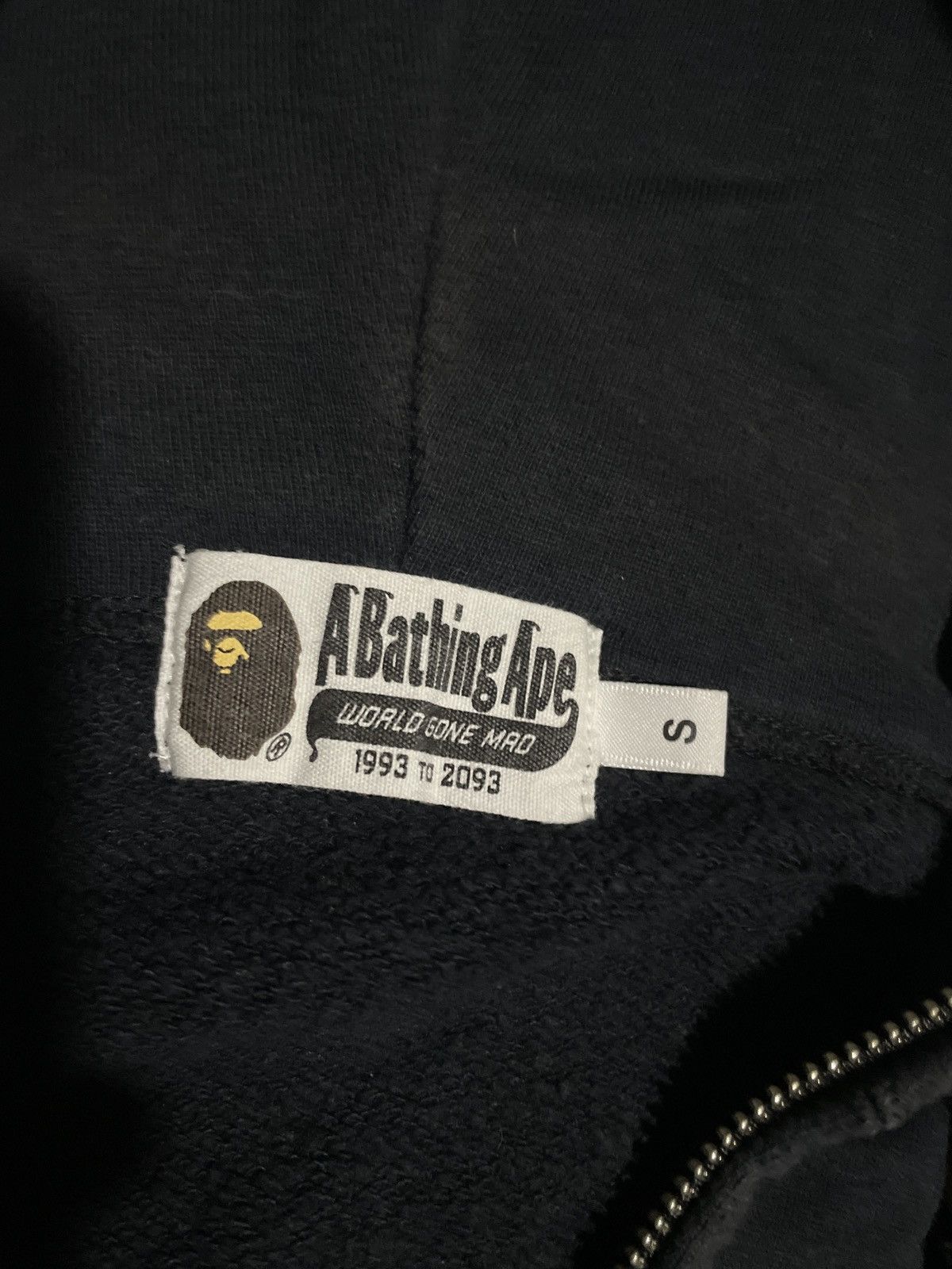 Bape Bape navy blue shark hoodie S Size US S / EU 44-46 / 1 - 5 Thumbnail