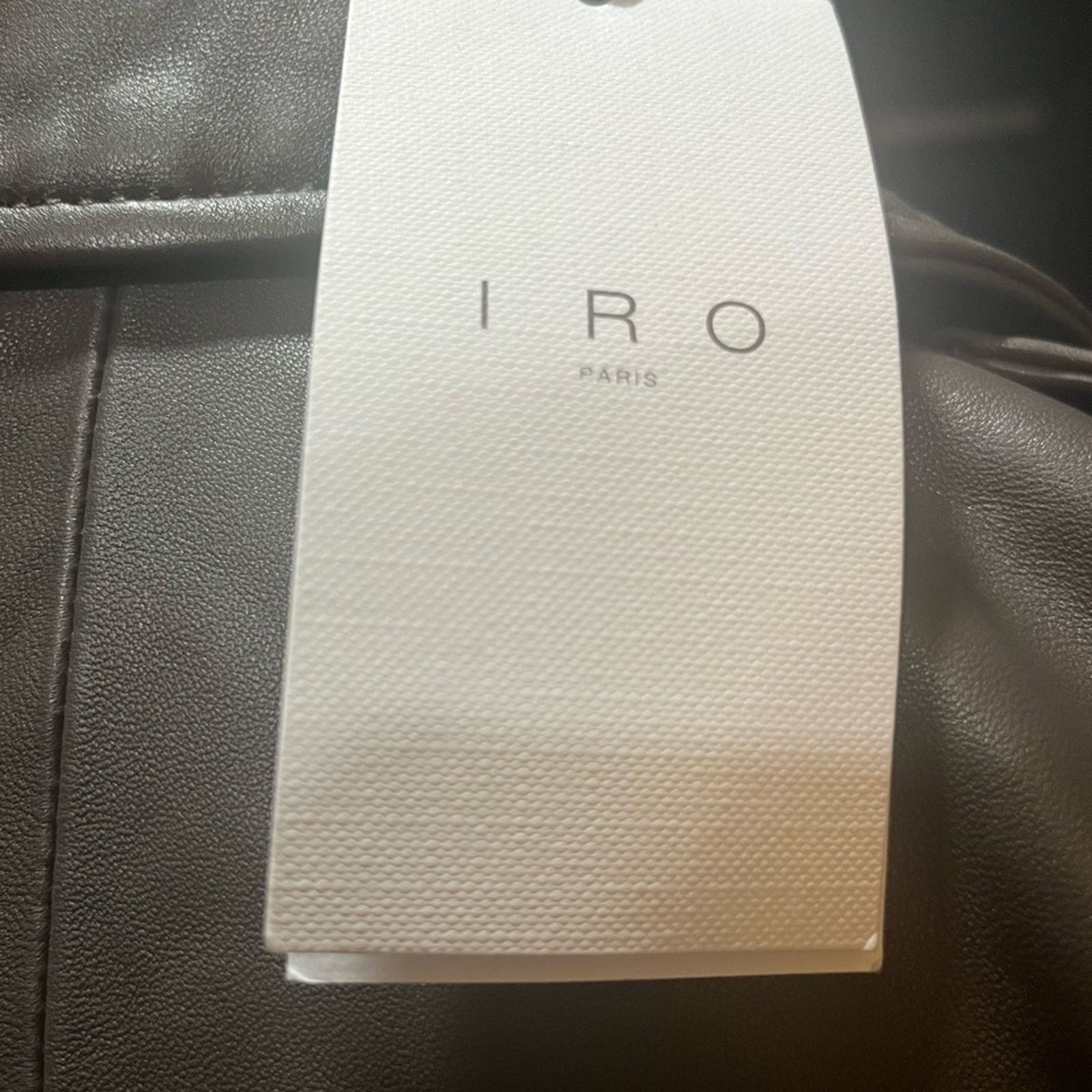 Iro Nwt- IRO- Newhan Lambskin Leather Jacket- $1345msrp Size XS / US 0-2 / IT 36-38 - 7 Thumbnail