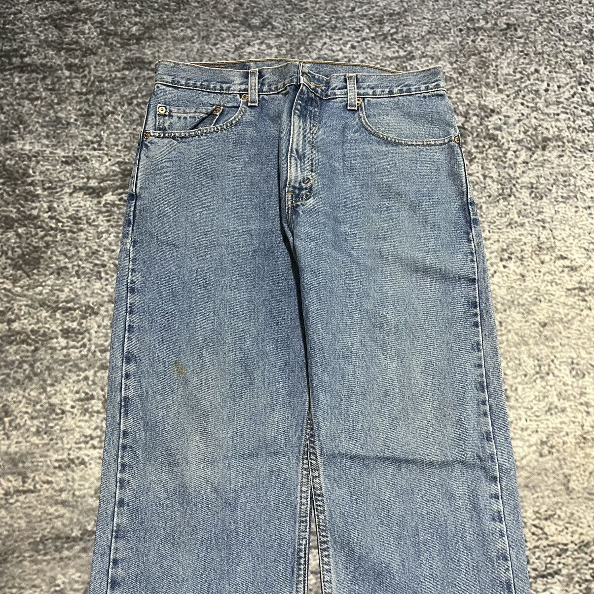 Levi's VINTAGE 90s LEVI'S 505 REGULAR FIT STRAIGHT LEG BLUE JEANS Size US 34 / EU 50 - 7 Thumbnail