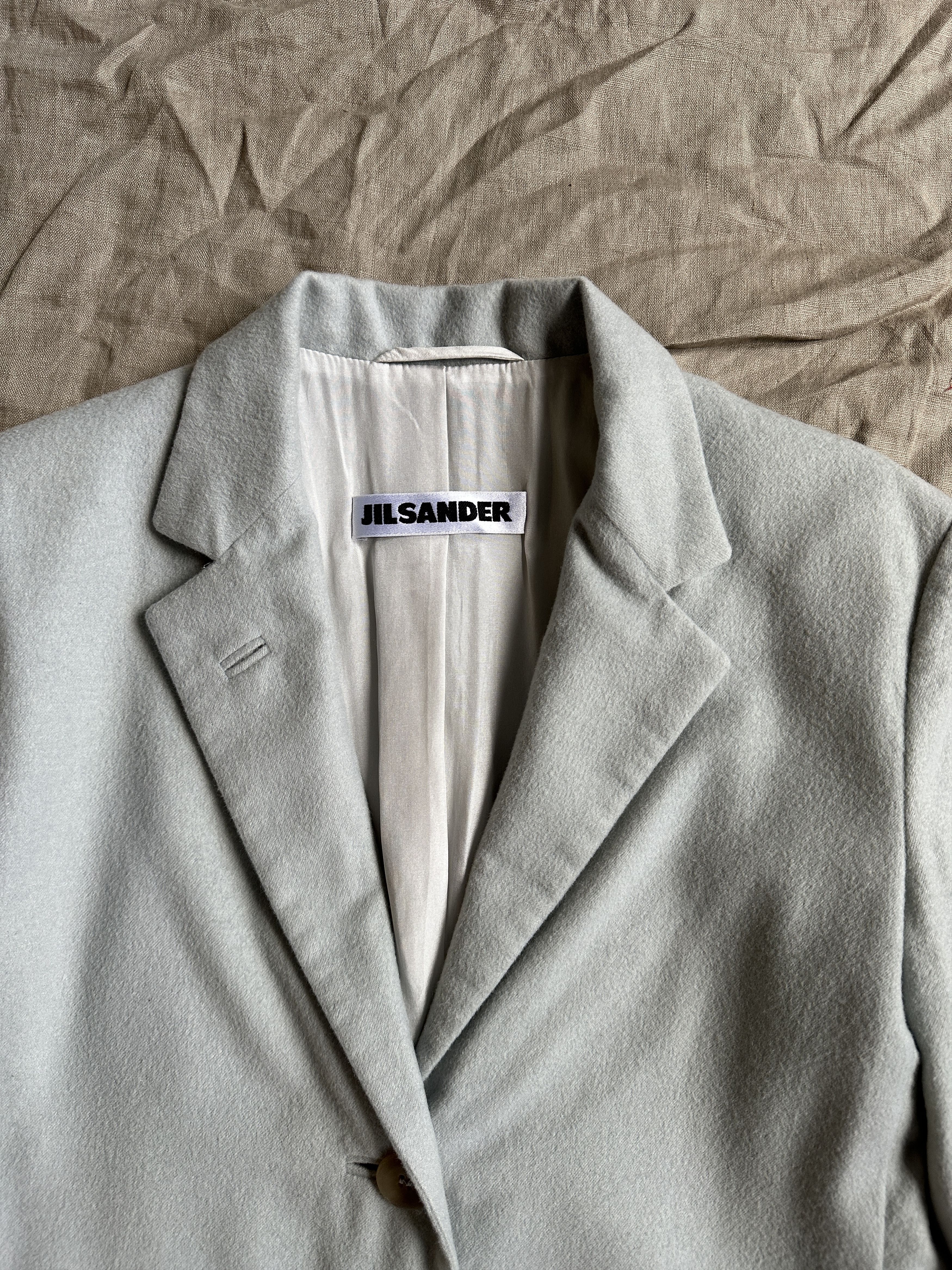 Jil Sander Jil Sander Vintage Cashmere Silk Coat 8009AC Size XXS / US 00 / IT 34 - 2 Thumbnail