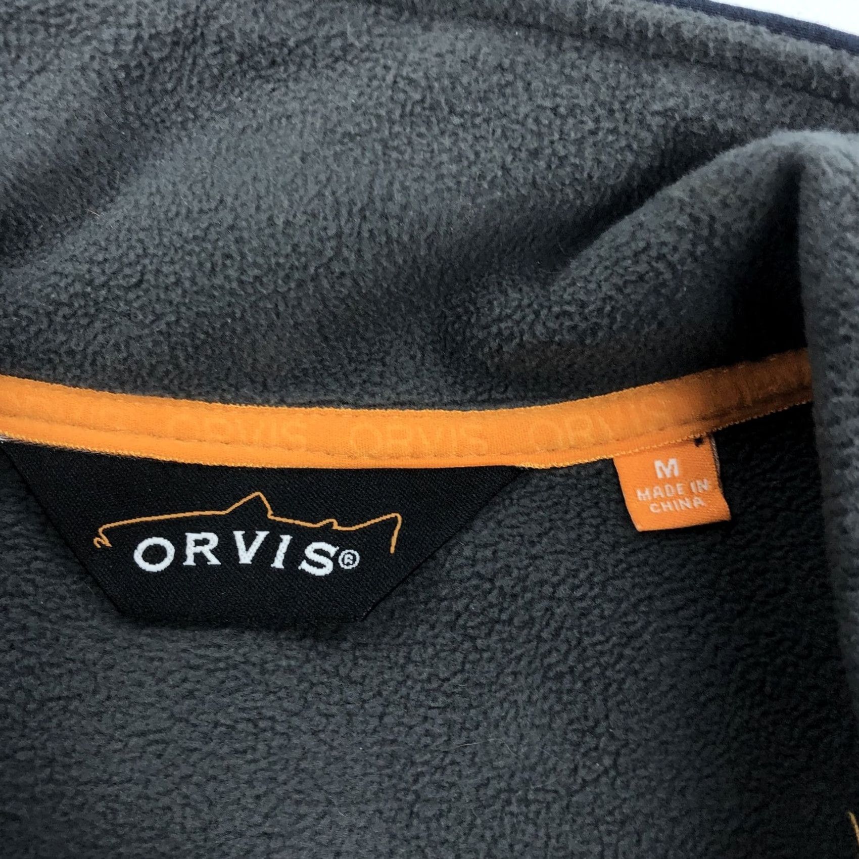 Orvis ORVIS Vest Navy Blue M Full Zip Softshell Lined Pockets Fleece 2PPM Mens Size US M / EU 48-50 / 2 - 3 Thumbnail