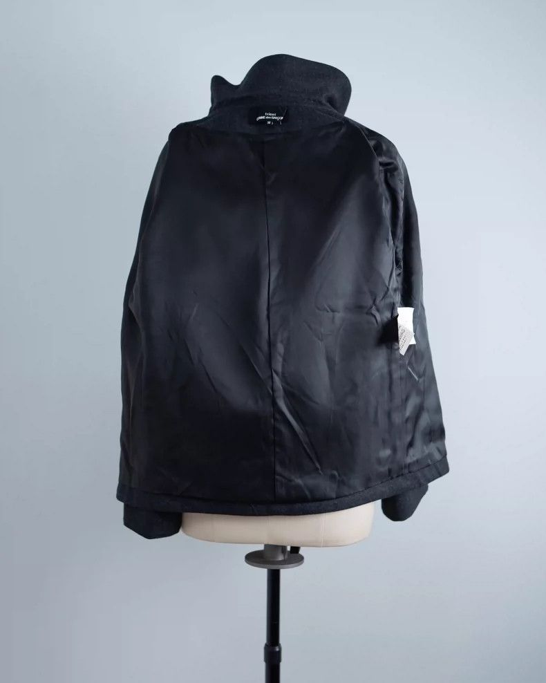 Comme des Garcons Comme des Garcons Dark gray doll collar with a button wool Size M / US 6-8 / IT 42-44 - 3 Thumbnail