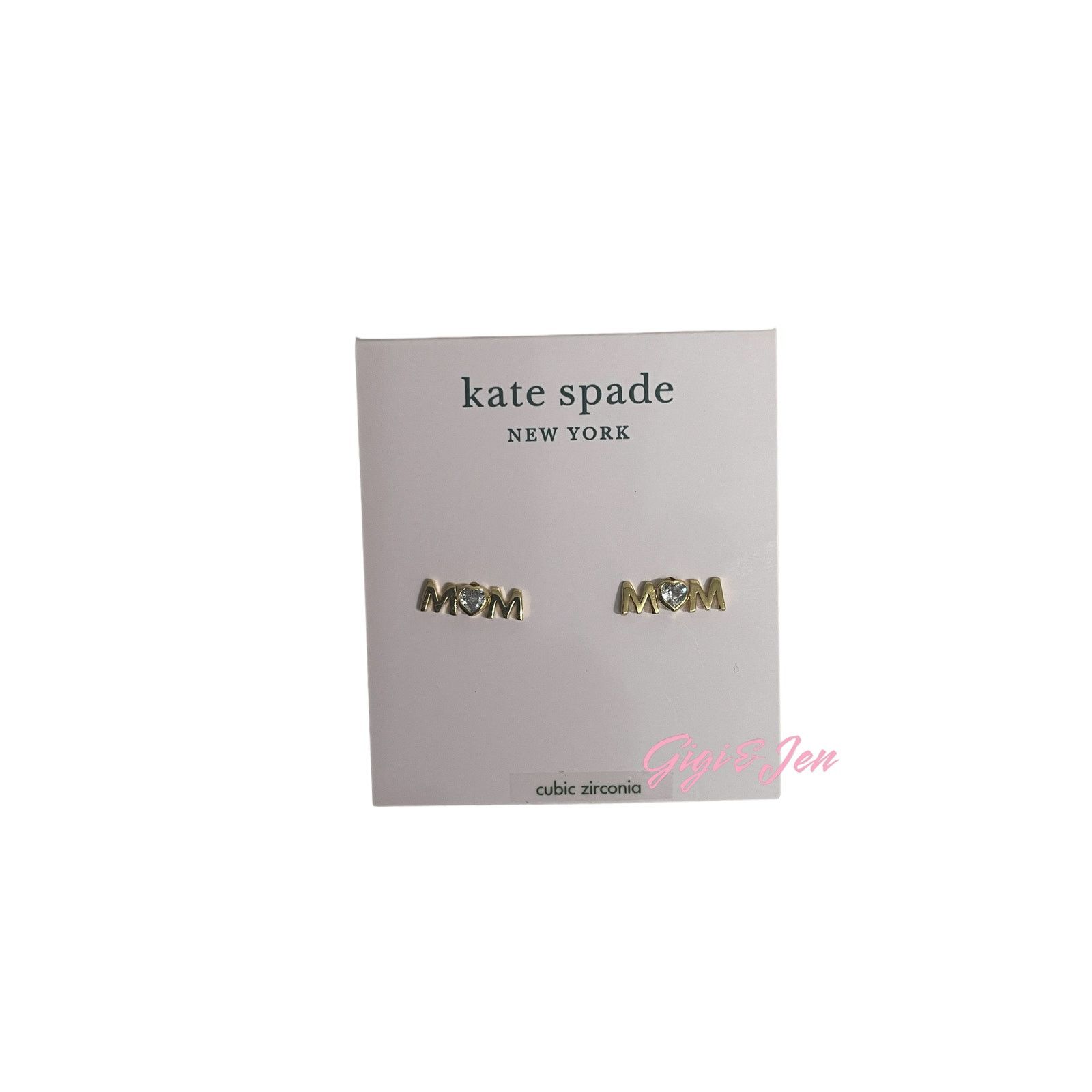 Kate Spade Kate Spade MOM earrings gold tone stud New Size ONE SIZE - 5 Thumbnail