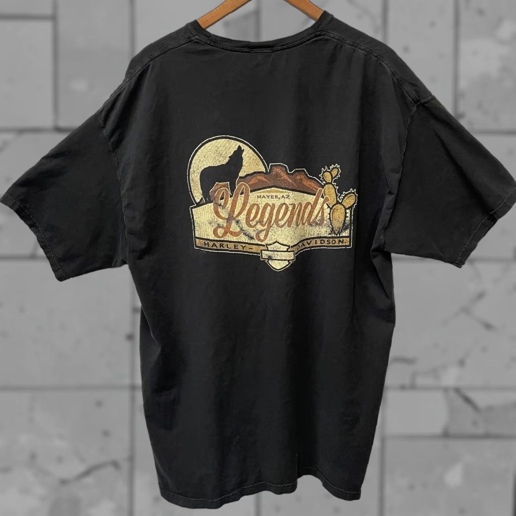 Harley Davidson Harley-Davidson Graphic Tee Mens 2XL Black 100% Cotton Shirt Graphic Tee 2XL Mens Size US XXL / EU 58 / 5 - 1 Thumbnail