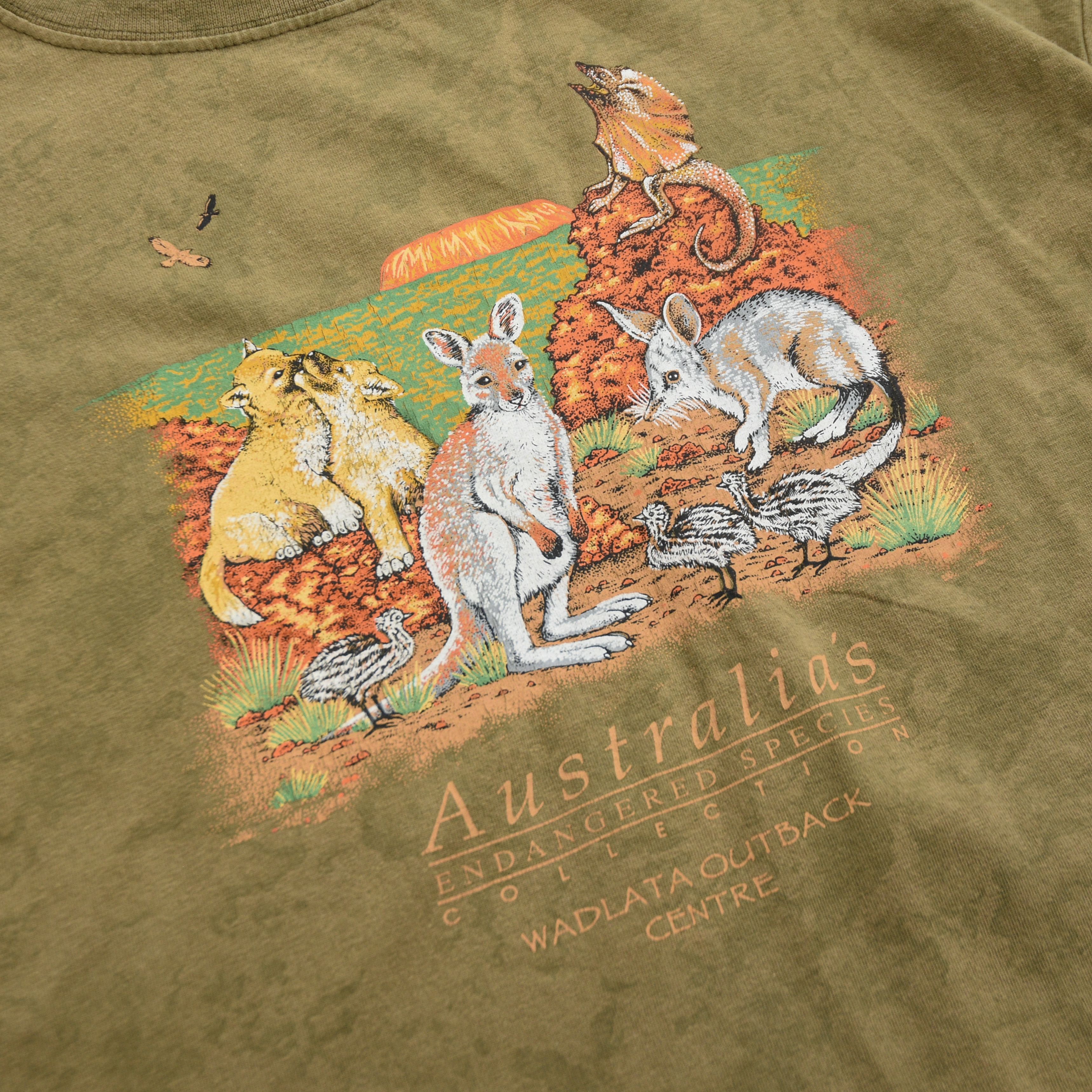 Man Made In Australia Vintage 90s Aussie Theme Purely Australian Clothing T-Shirt Size US L / EU 52-54 / 3 - 8 Thumbnail