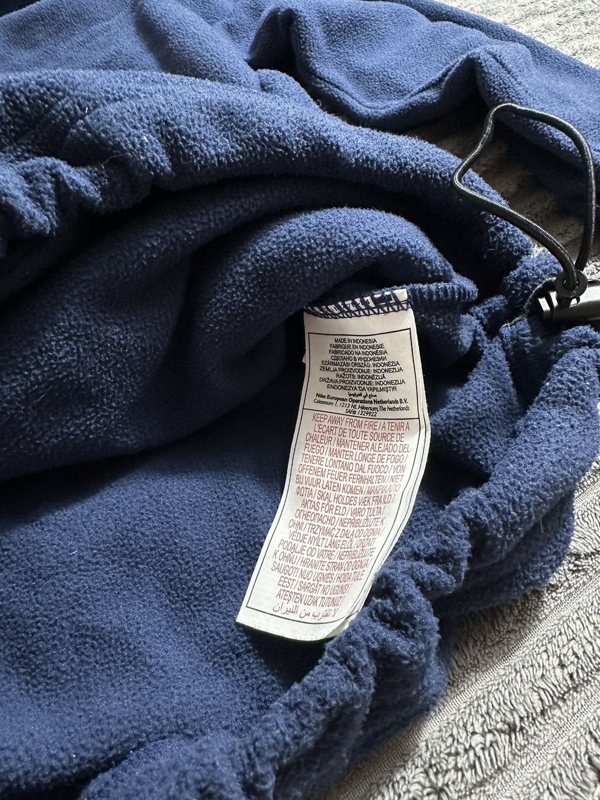 Nike × Vintage Nike Golf Portugal 🇵🇹 Vintage Fleece Navy 1/4 Zip Sweatshirt Size US L / EU 52-54 / 3 - 10 Thumbnail