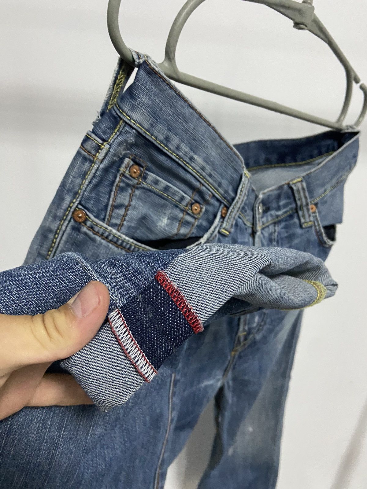 Evisu Evisu eu ed samurai seagull logo pocket jeans vintage Size US 34 / EU 50 - 5 Thumbnail