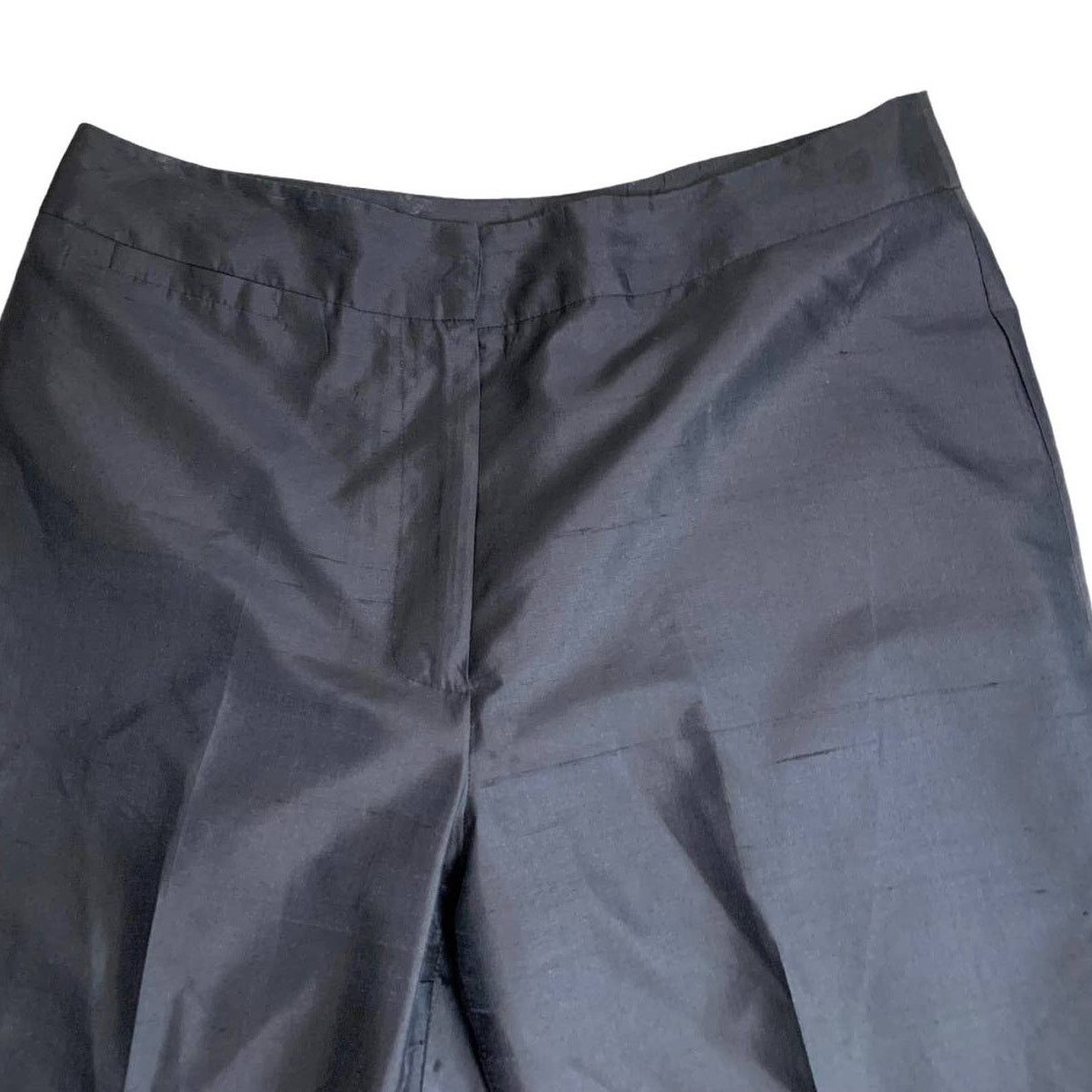 Willi Smith Willi Smith Silk Dress Pants Hi-Rise Black Lining women's 10 Size 32" / US 10 / IT 46 - 3 Thumbnail
