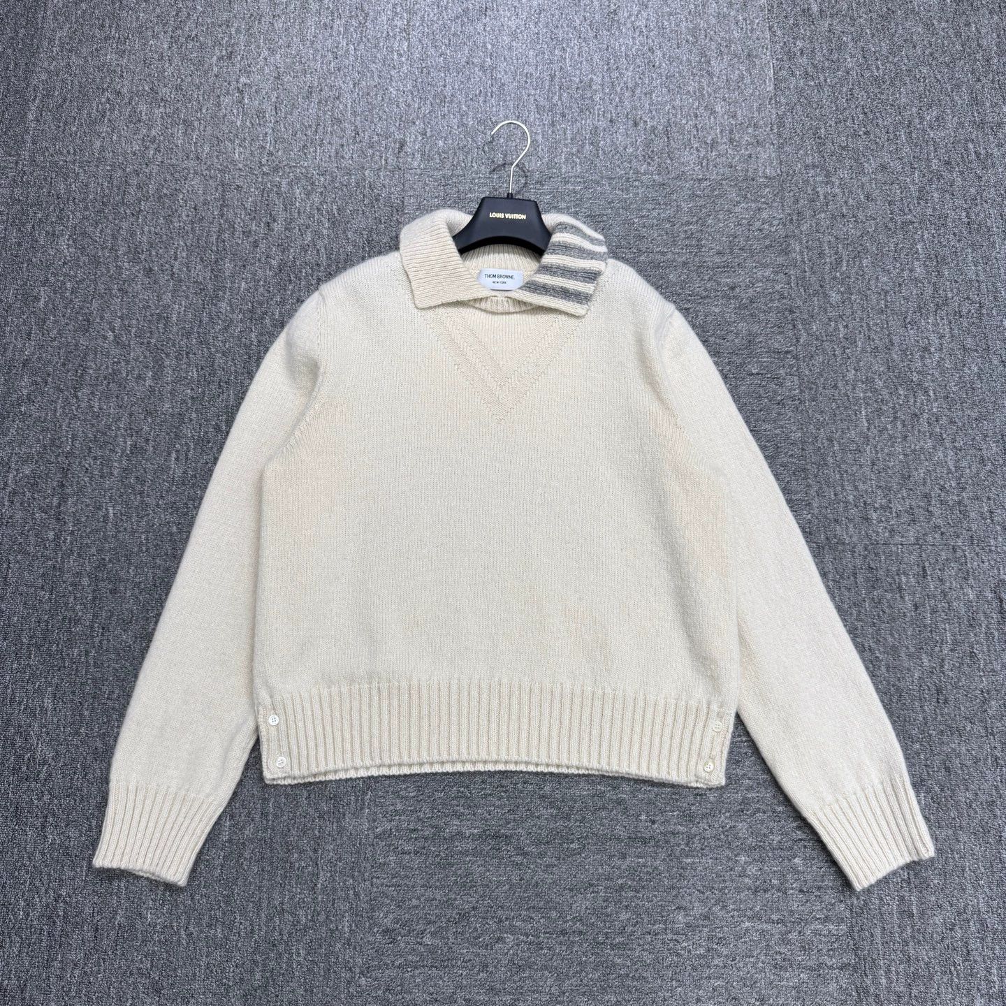 Thom Browne Thom Browne Wool & Mohair Knit Sweater 4 Size US XL / EU 56 / 4 - 1 Thumbnail