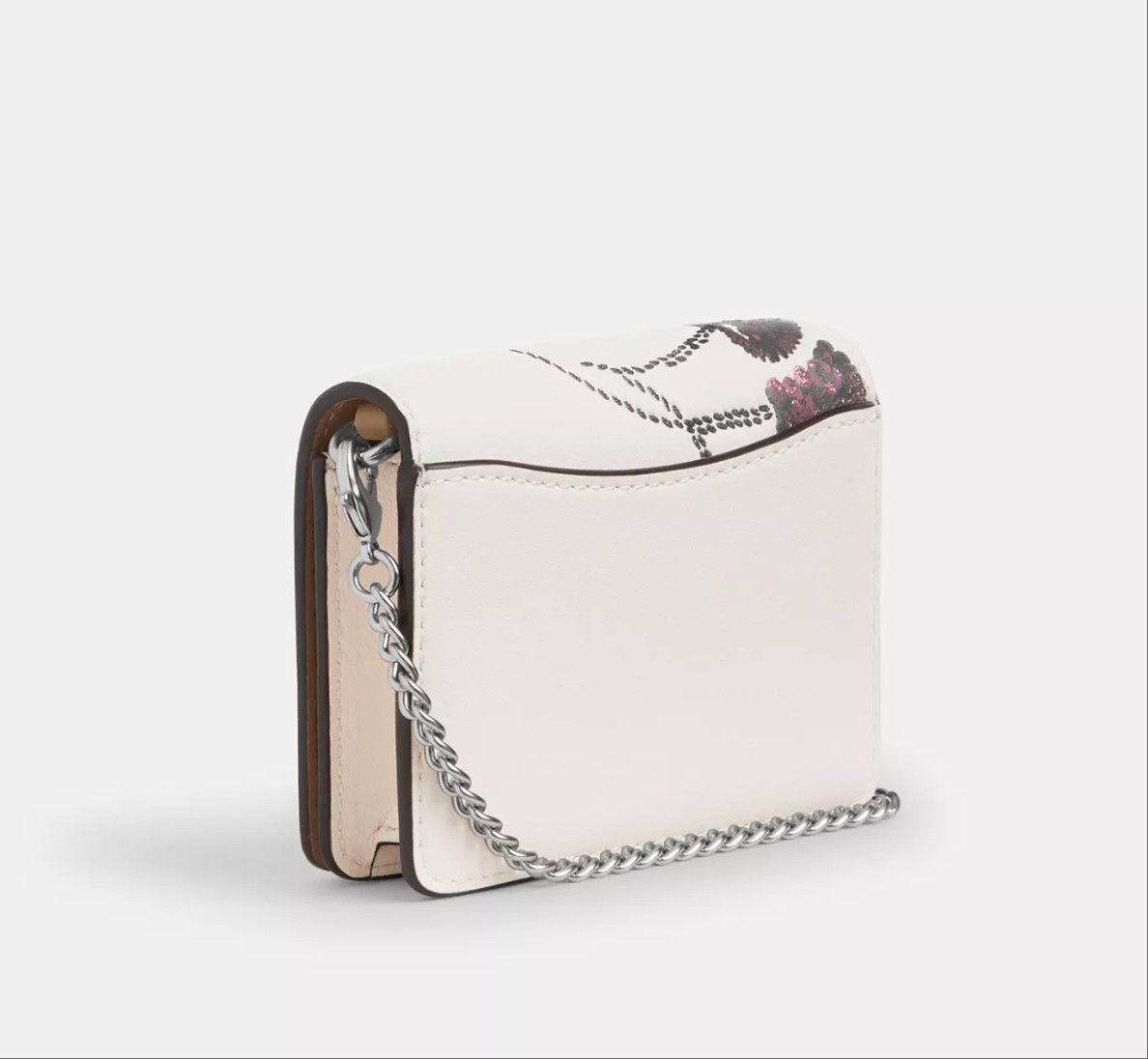 Coach NWT Coach CDE98 Mini Wallet On A Chain With Cherry Print Size ONE SIZE - 10 Thumbnail