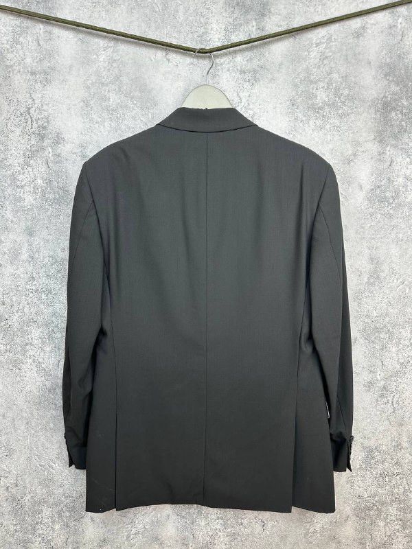 Yves Saint Laurent Yves Saint Laurent Pour Homme Black Wool Suit Made in France Size 42R - 3 Thumbnail