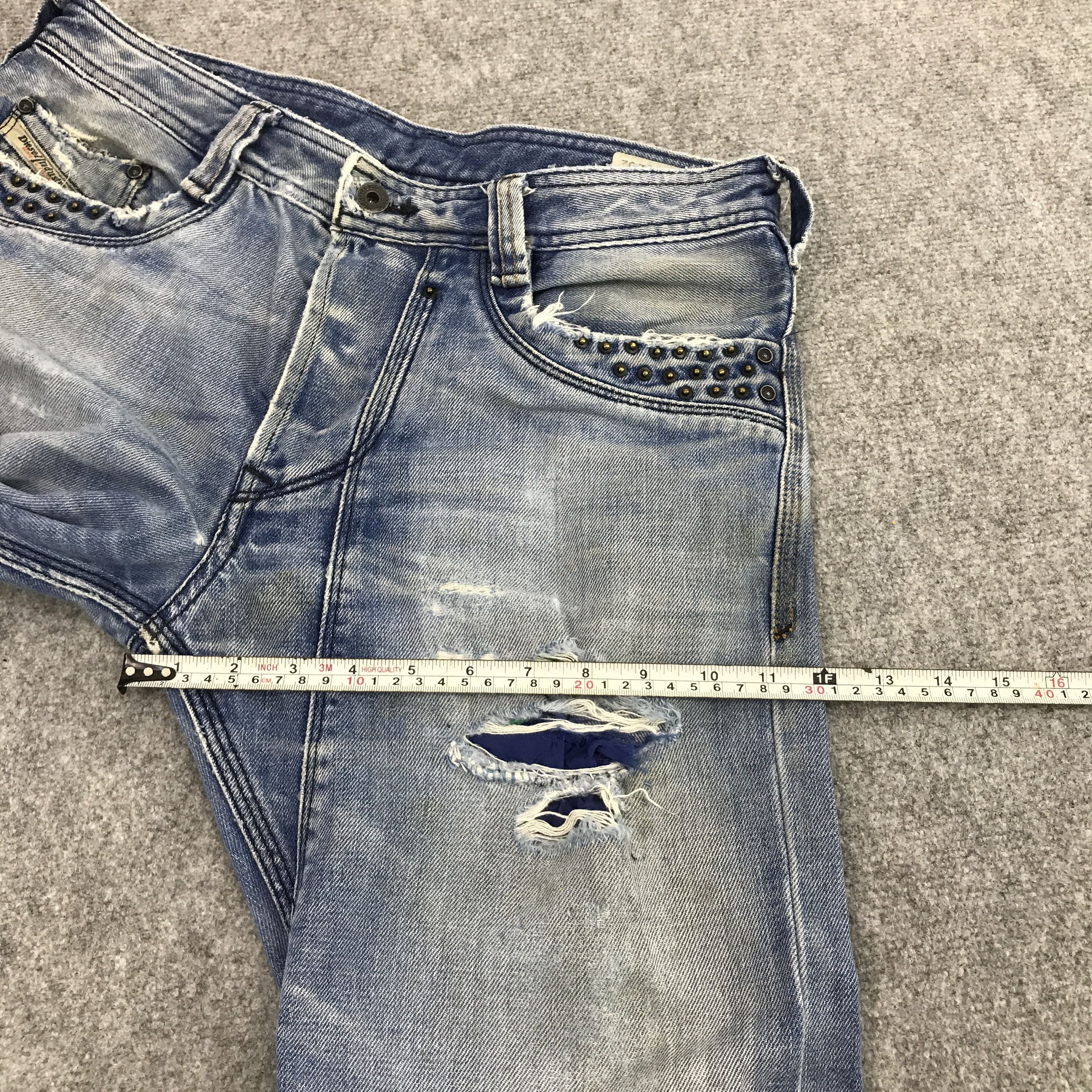 Diesel Diesel distressed Style Japan jean pants Size US 32 / EU 48 - 6 Thumbnail
