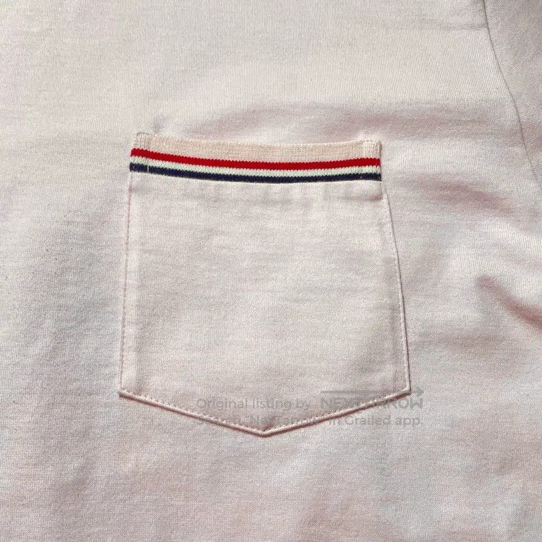 Thom Browne Thom Browne Cotton Crewneck Short-Sleeve T-Shirt Size US L / EU 52-54 / 3 - 3 Thumbnail