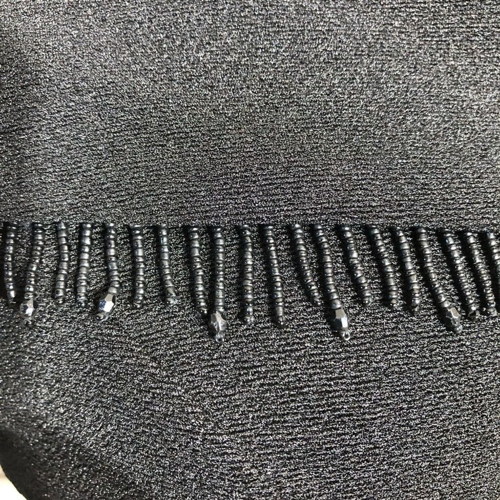 Vintage 90s dress black cocktail Audrey Hepburn style pencil midi XL Size XL / US 12-14 / IT 48-50 - 9 Thumbnail