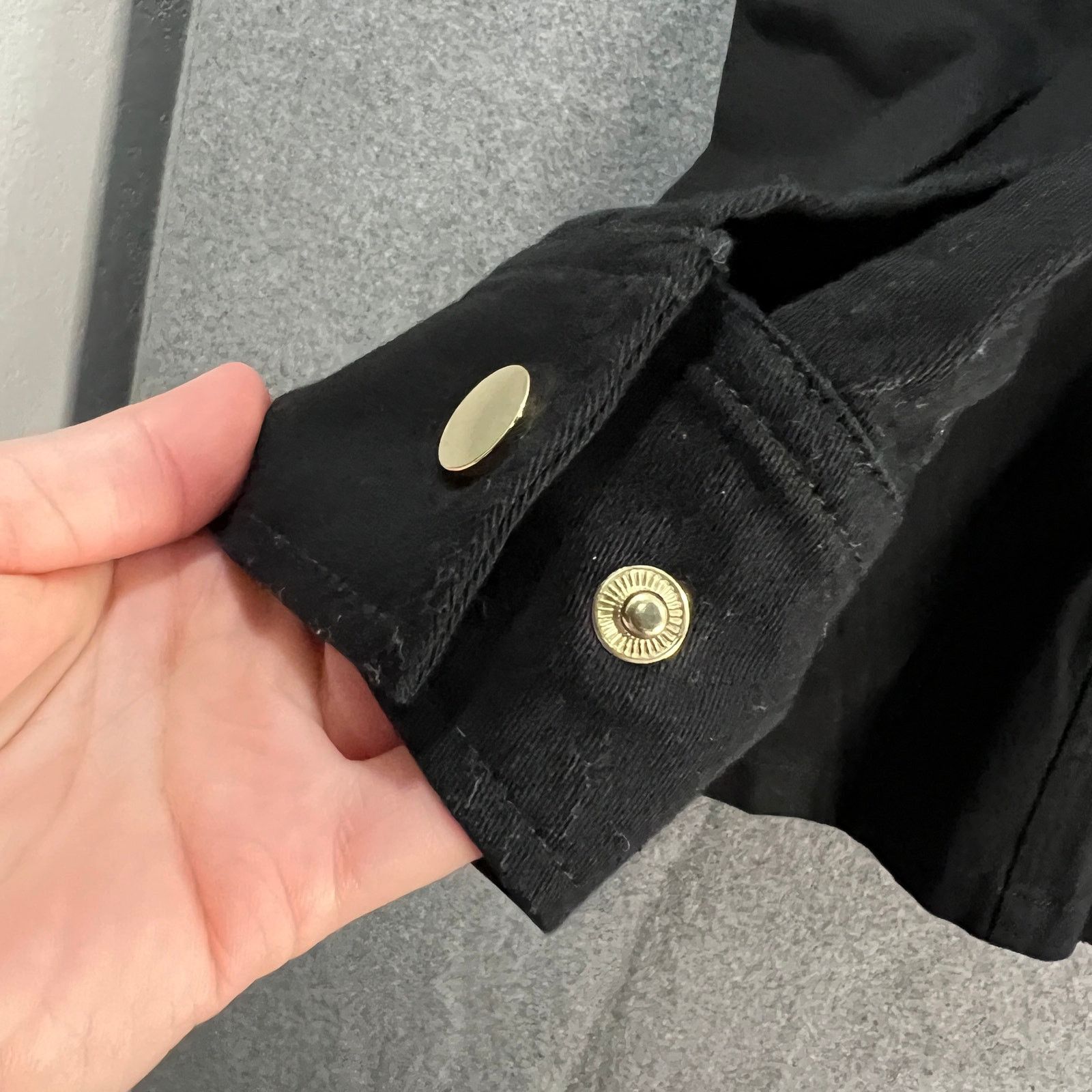 Other Belle by Kim Gravel Military Jacket Black Color Size X-Small Size XS / US 0-2 / IT 36-38 - 11 Thumbnail