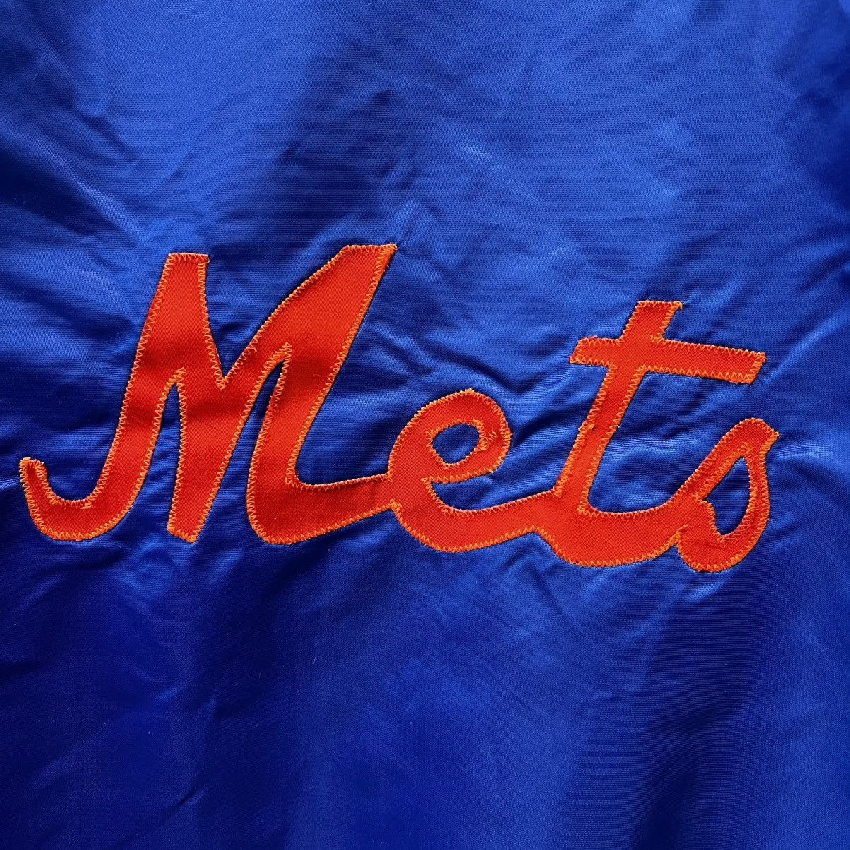 MLB × Starter × Vintage 90s NY METS Baseball Club Jacket Bomber y2k made in USA 🇺🇸 Size US M / EU 48-50 / 2 - 11 Thumbnail