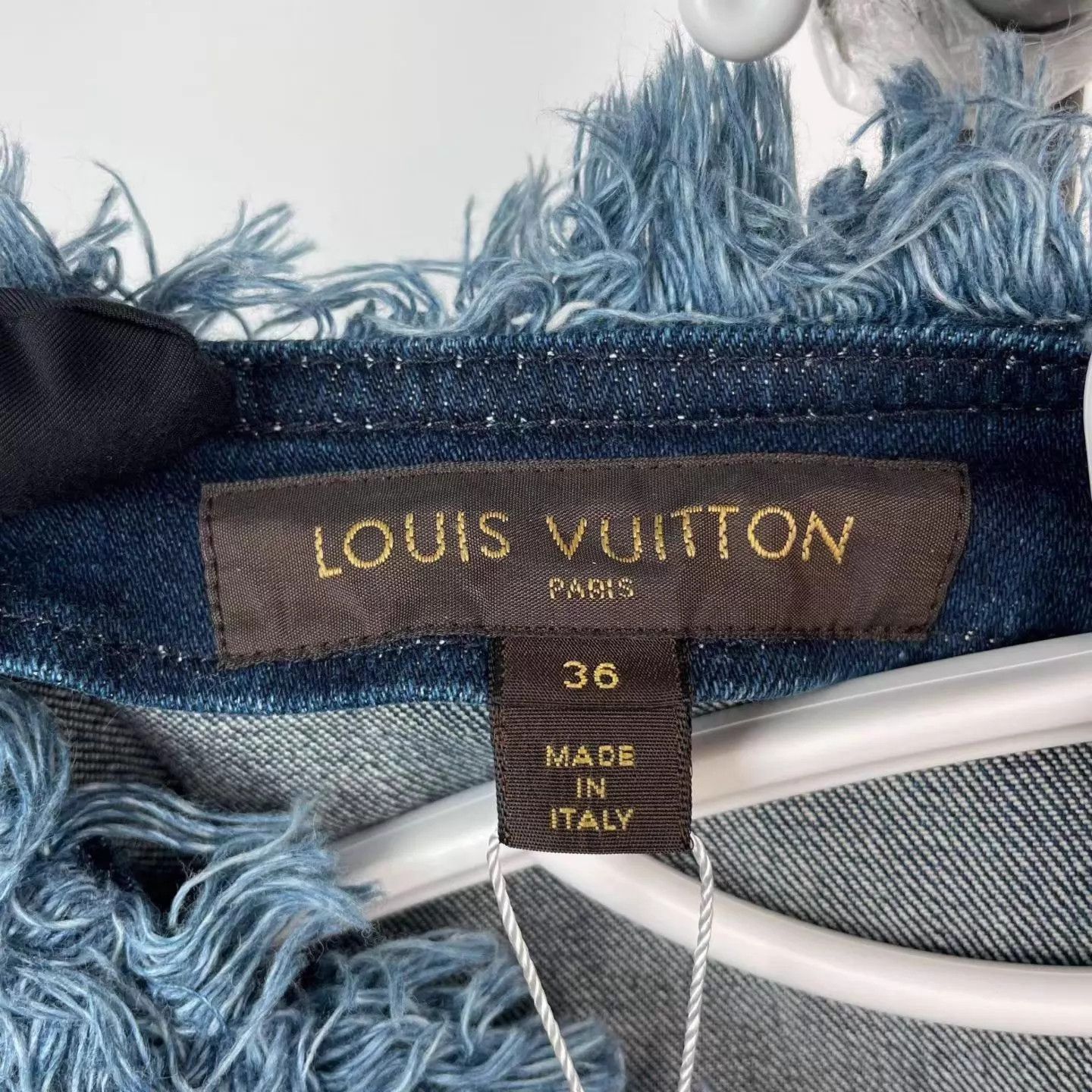 Louis Vuitton LV tassel denim jacket blue 36 Size XS / US 0-2 / IT 36-38 - 6 Thumbnail