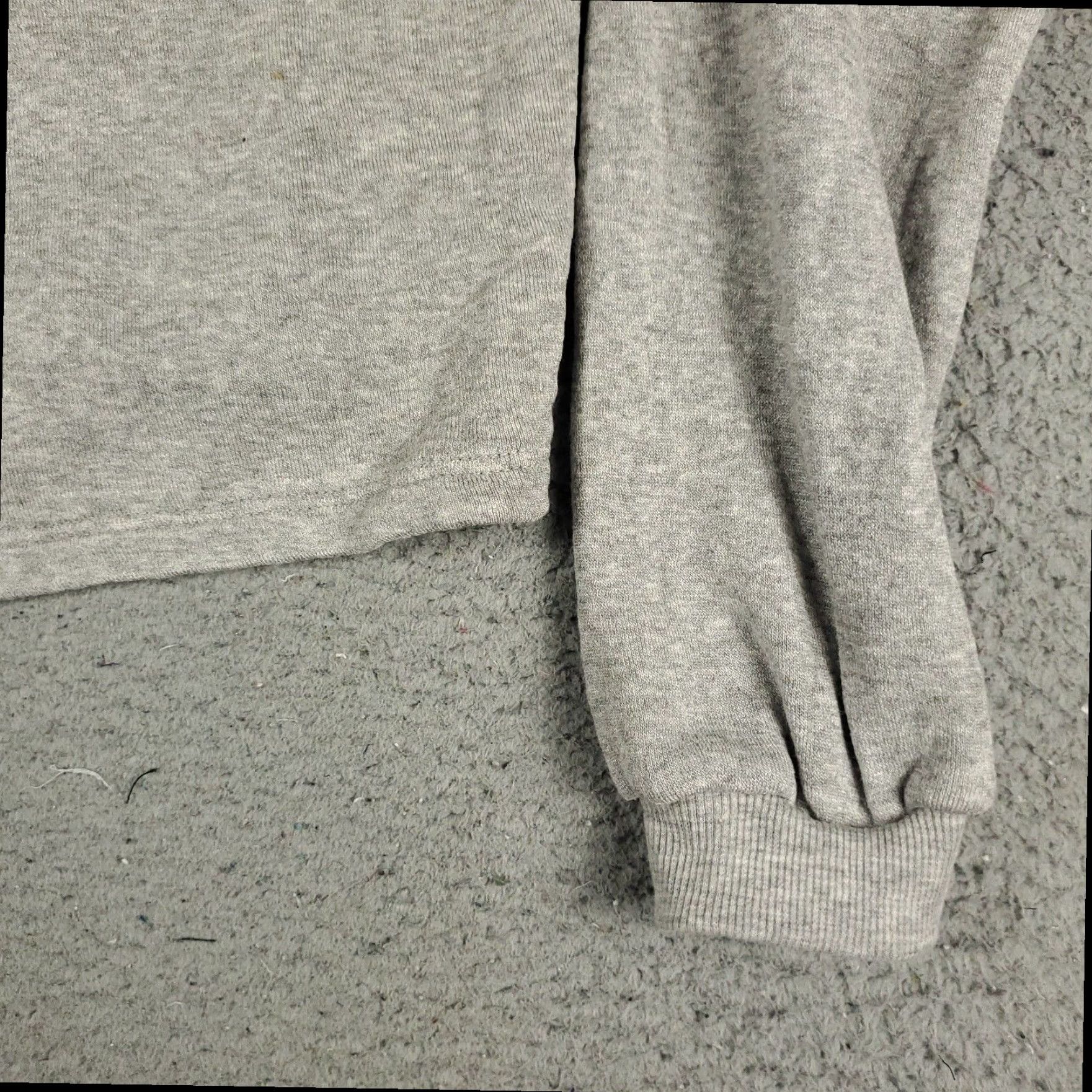 Zara Zara Gray Pullover Sweater Womens Small Crew Neck Long Sleeve Cotton Blend Size S / US 4 / IT 40 - 5 Thumbnail