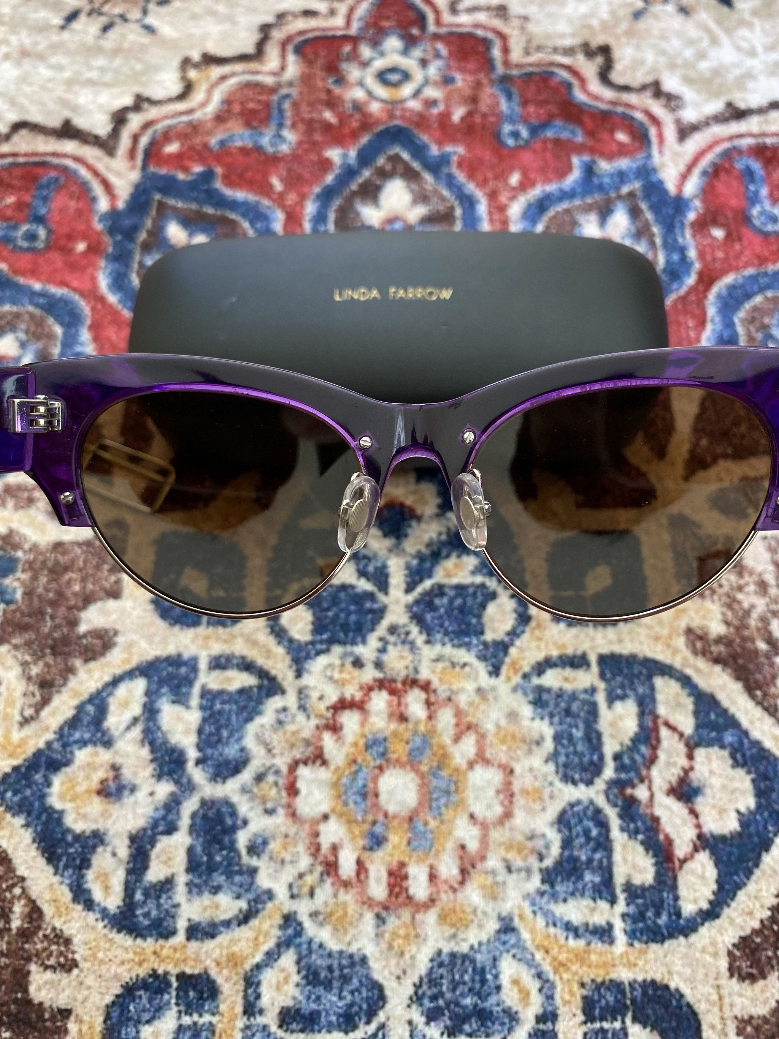Dries Van Noten × Linda Farrow Dries Van Noten by Linda Farrow DVN100 Sunglasses Size ONE SIZE - 2 Thumbnail