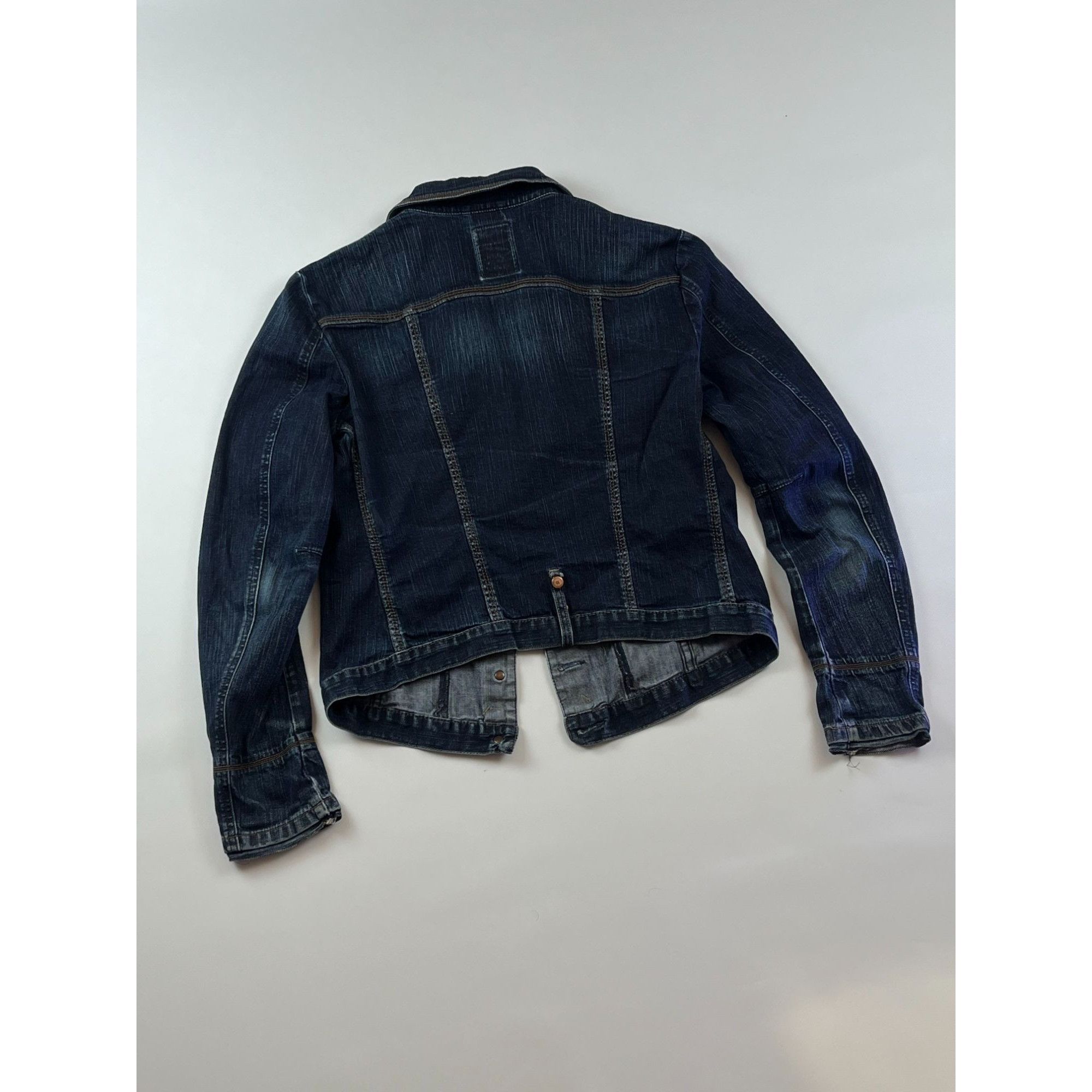 Marithe + Francois Girbaud × Vintage Marithe Francois Girbaud Womens Denim Jacket Size M / US 6-8 / IT 42-44 - 8 Thumbnail