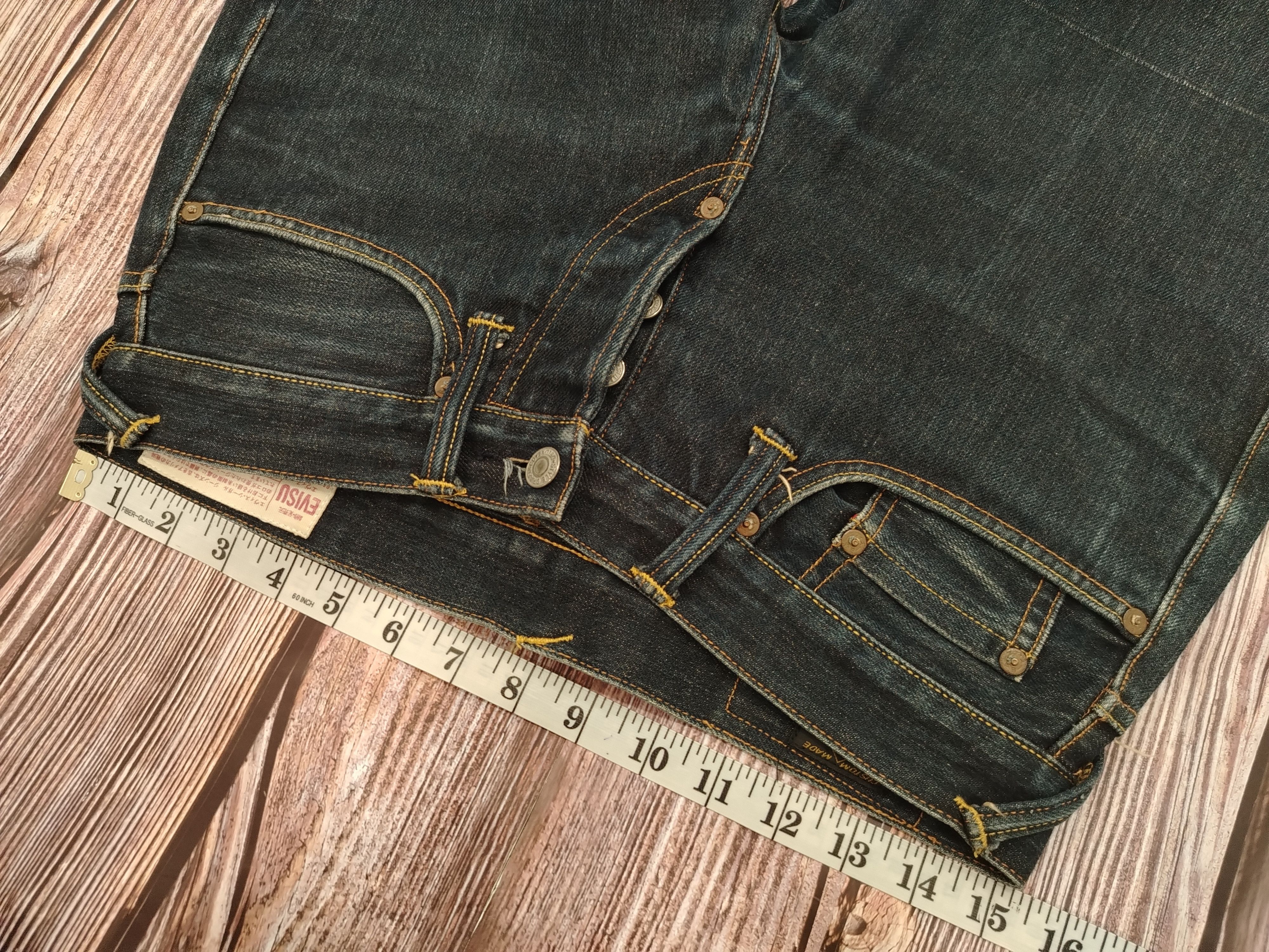 Evisu EVISU Jeans Vintage GB Flag Daicock Size US 30 / EU 46 - 15 Thumbnail
