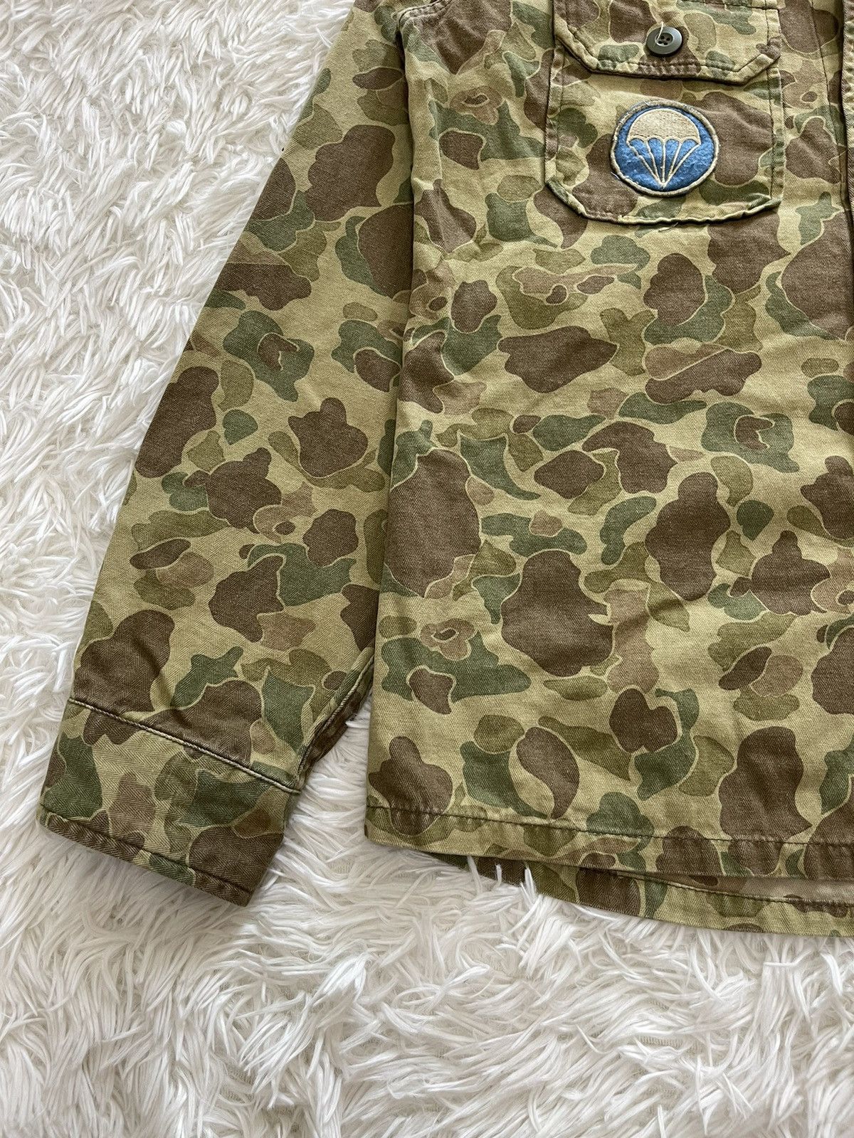 Vintage Vintage Camouflage U.S Army Special Forces Button Up Jacket Size US S / EU 44-46 / 1 - 6 Thumbnail