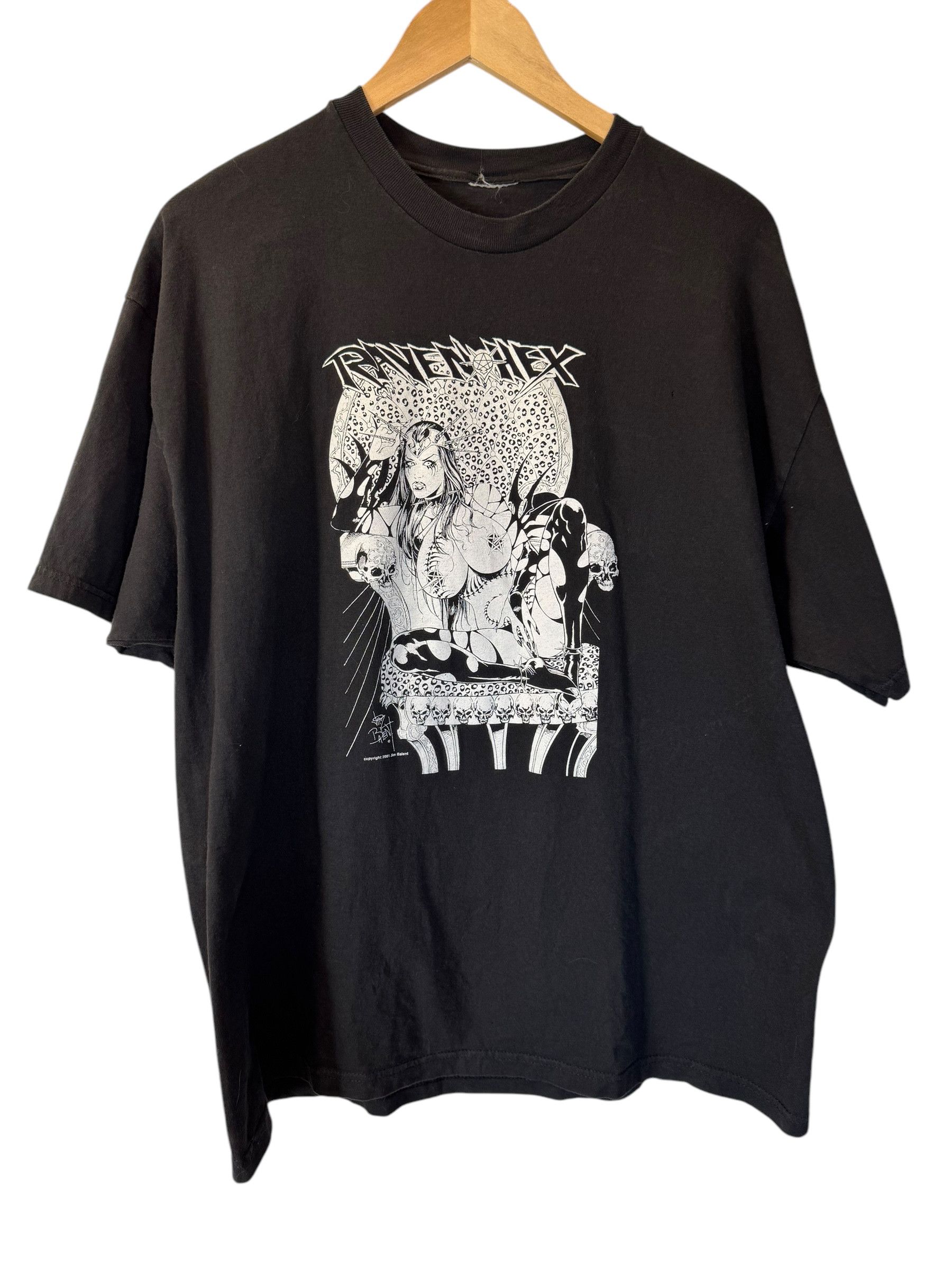 Vintage 2001 Ravenhex Comic Book T-shirt Size US XL / EU 56 / 4 - 1 Thumbnail