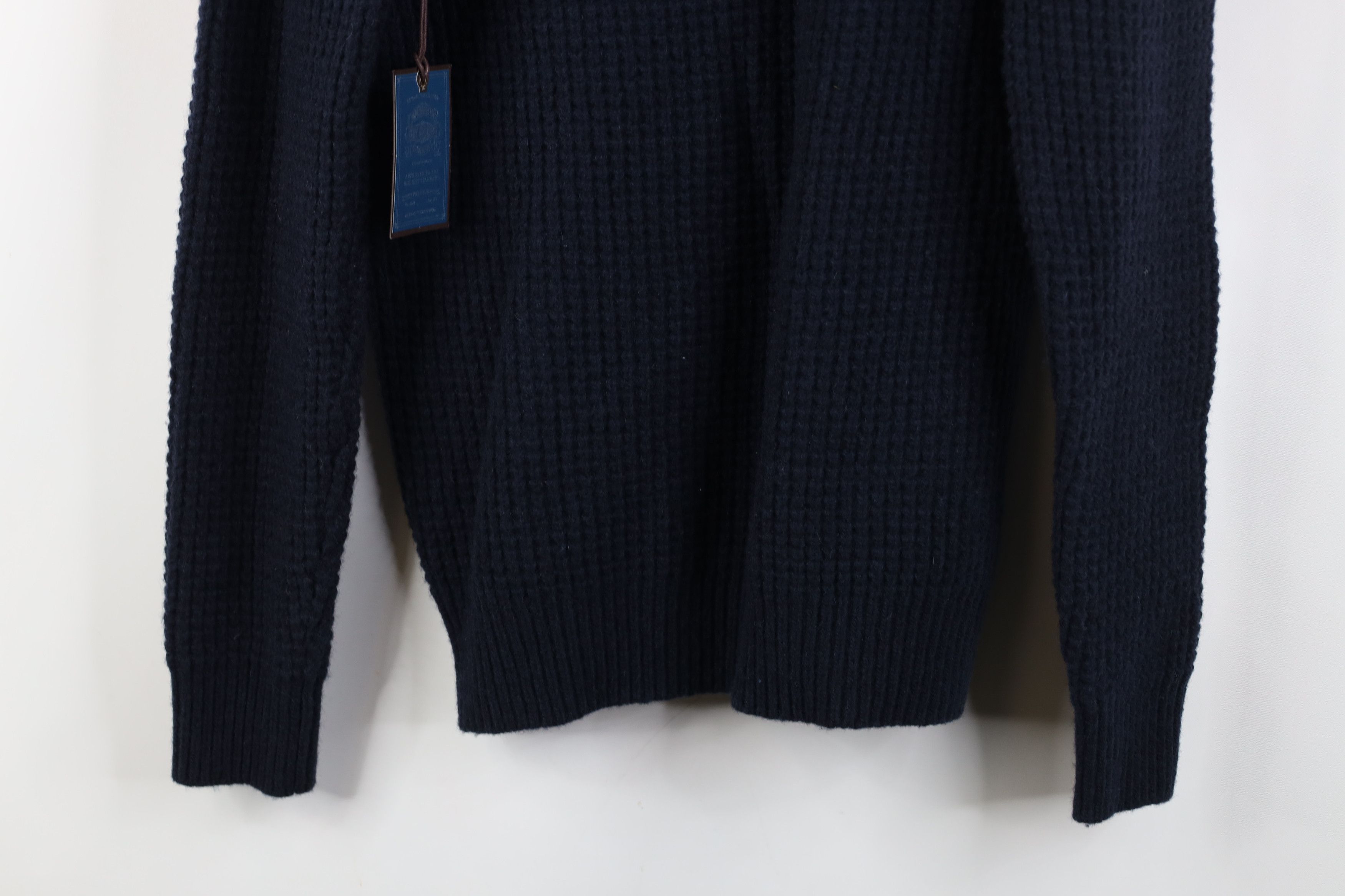 Vintage Deadstock Vintage Y2K Streetwear Lambswool Knit Sweater Blue Size US S / EU 44-46 / 1 - 11 Thumbnail