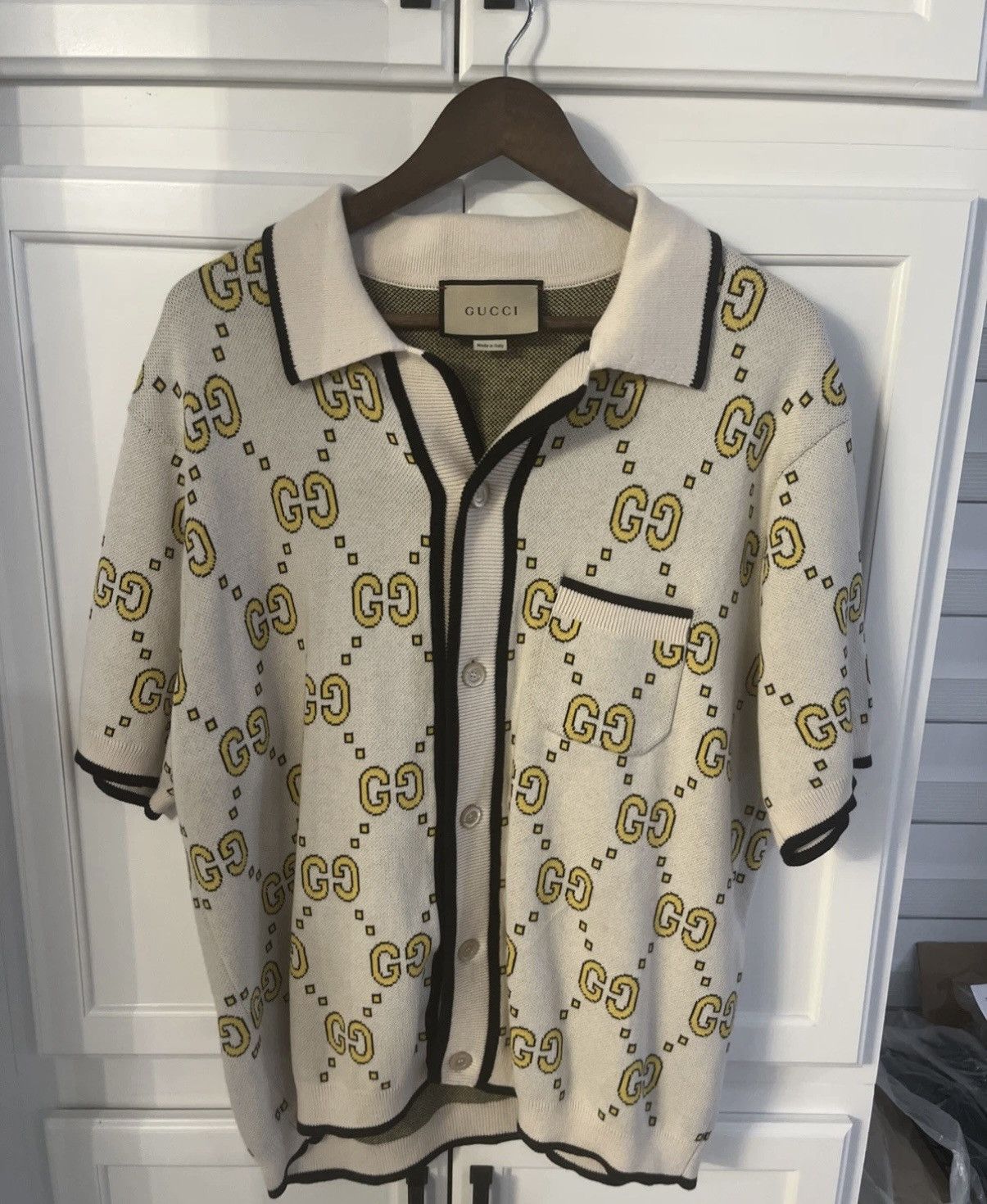 Gucci Gucci Short Sleeve Button Up Size US XXL / EU 58 / 5 - 1 Thumbnail