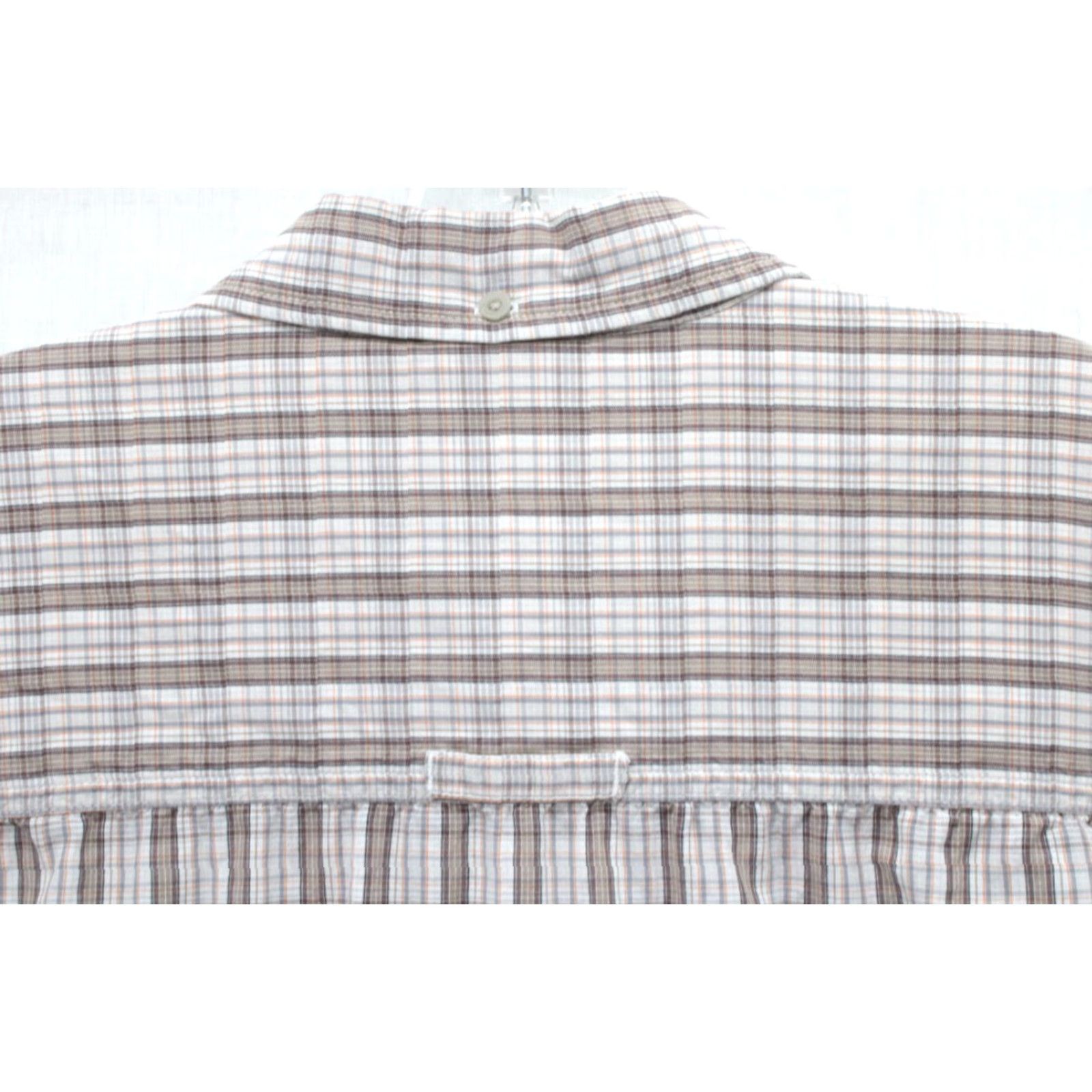 The North Face The North Face A5 Series Men's Shirt Short Sleeve Cotton Plaid Brown Beige Large L Button-Up Casual Body Classic Mens Shirt Size US L / EU 52-54 / 3 - 6 Thumbnail