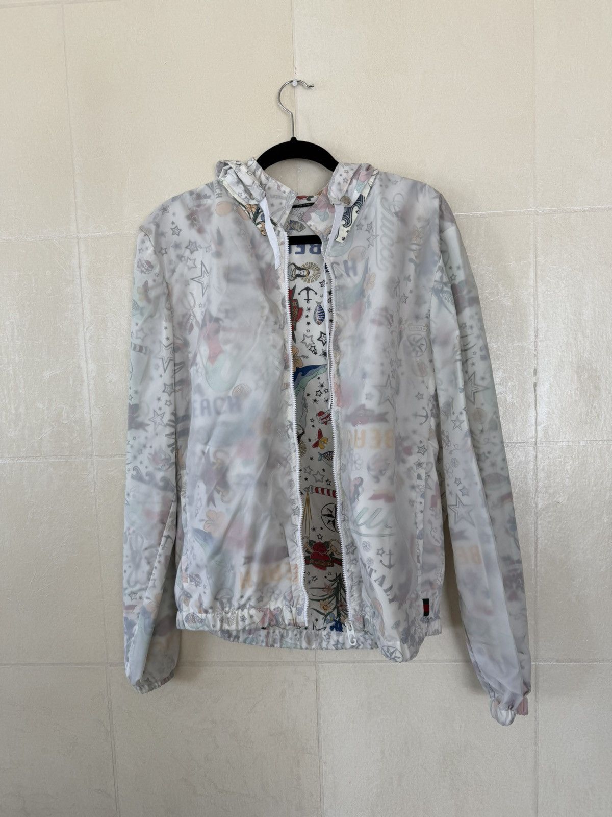 Gucci Vintage 2008 Gucci Tattoo Print Jacket Size US M / EU 48-50 / 2 - 1 Thumbnail