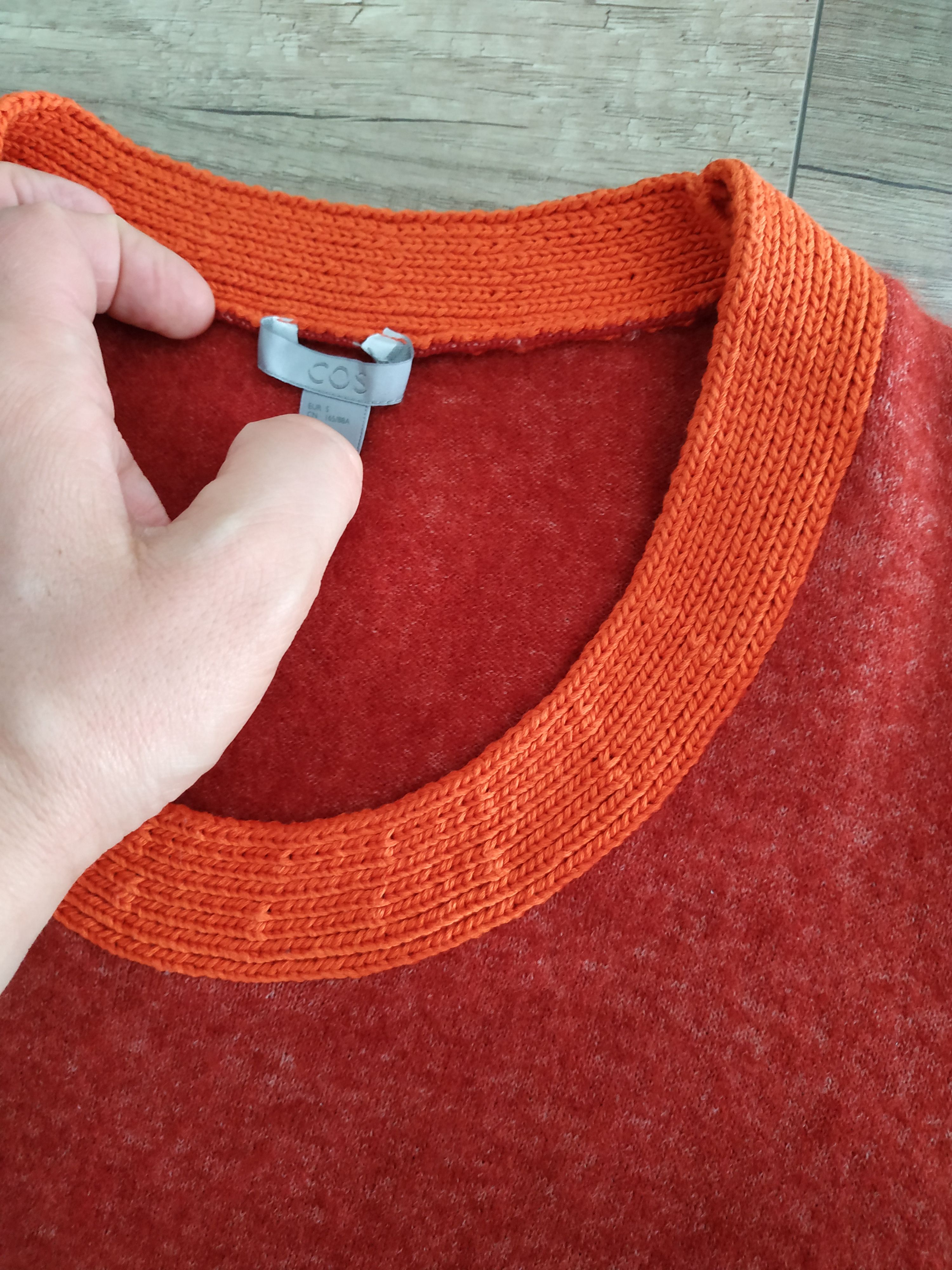 Cos COS Women's Multicolor Wool Sweater/Pullover, s. SMALL Size S / US 4 / IT 40 - 8 Thumbnail