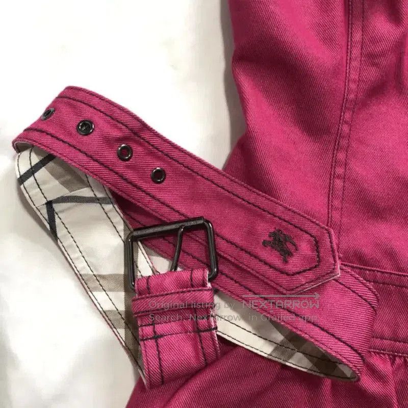 Burberry Burberry Hot Pink Cotton Dress for Women. Size M / US 6-8 / IT 42-44 - 2 Thumbnail