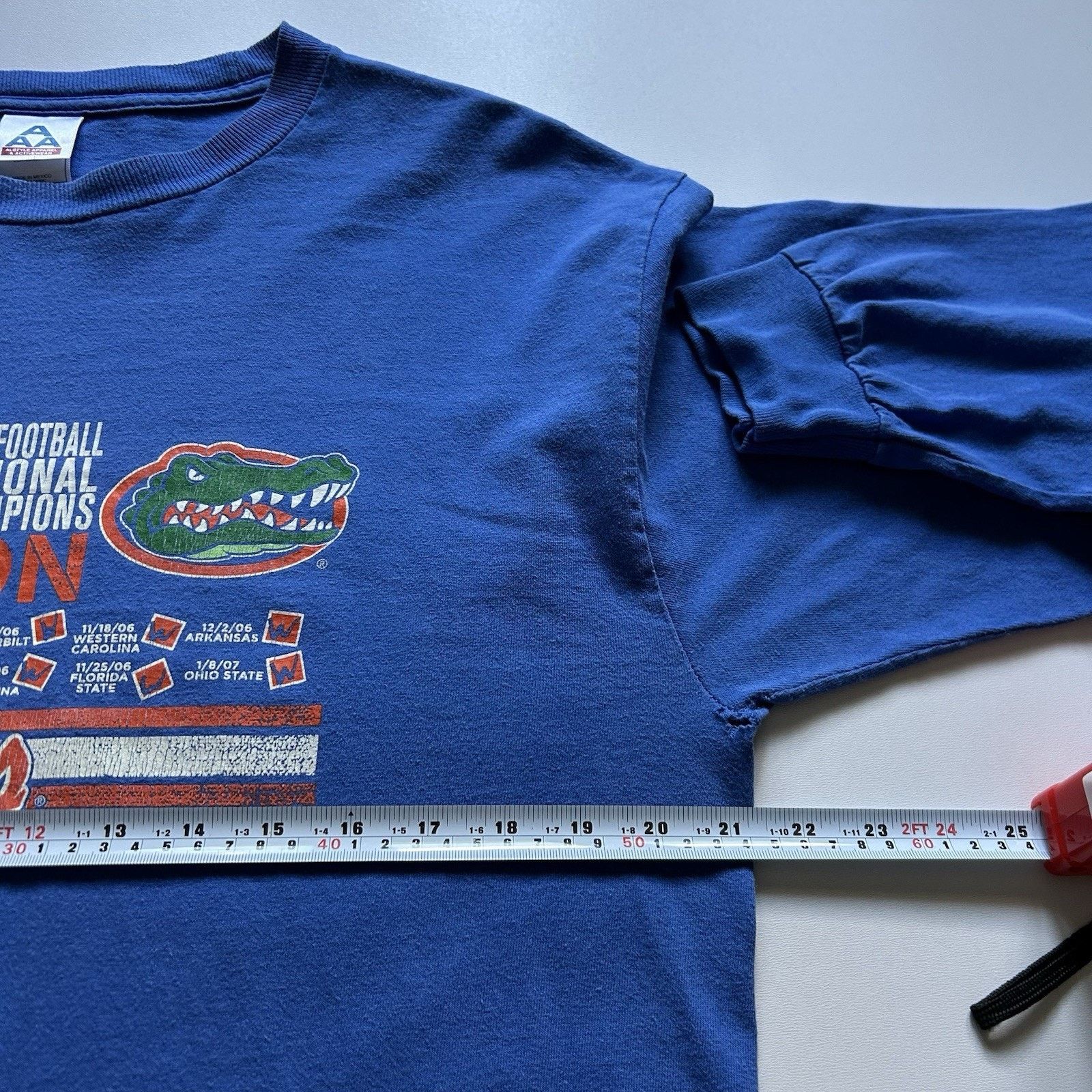 NCAA Vintage Florida Gators Football Shirt Long Sleeve Large NCAA Size US L / EU 52-54 / 3 - 3 Thumbnail