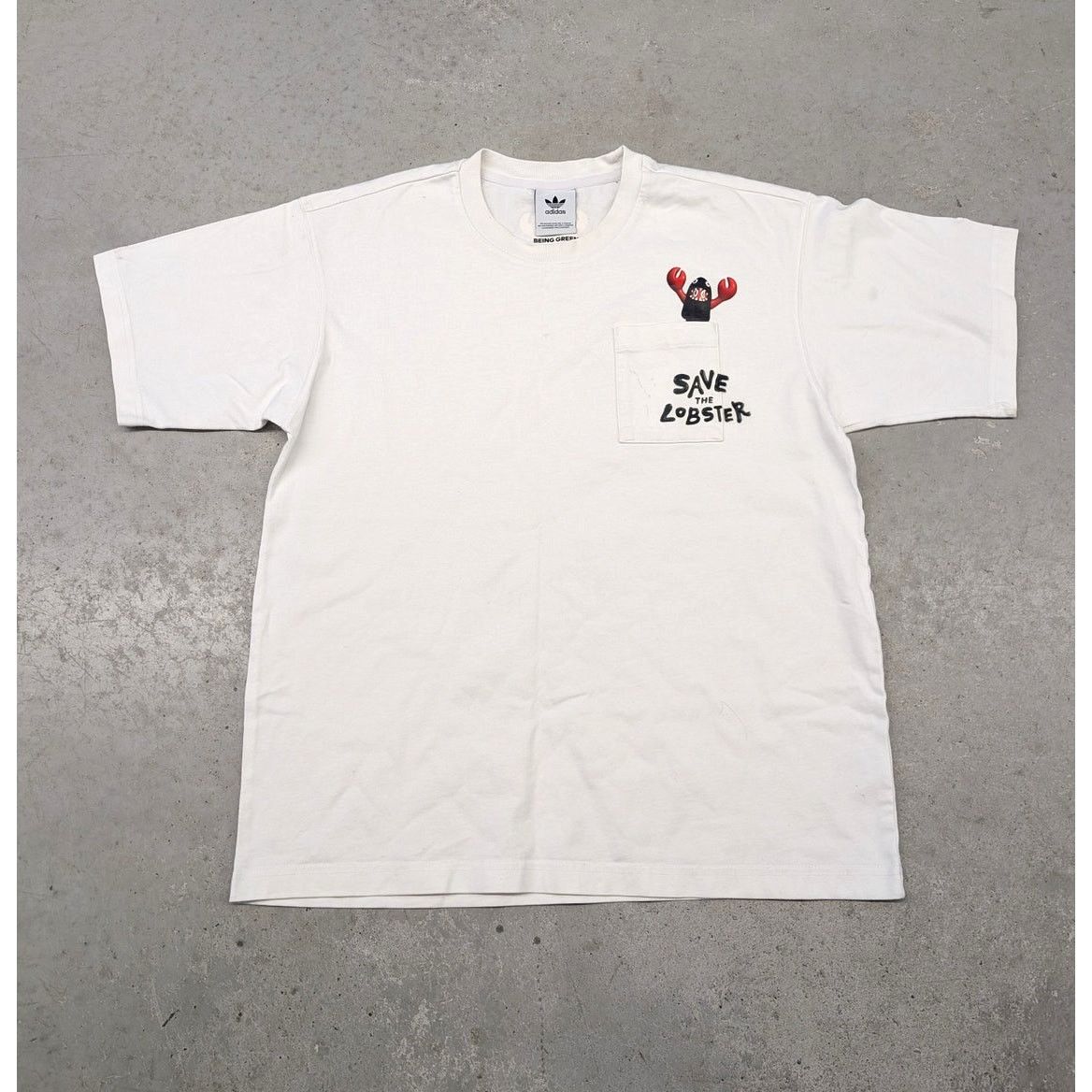 Adidas Adidas Being Green w/ Philip Colbert Lobster pocket t-shirt Size US L / EU 52-54 / 3 - 1 Thumbnail