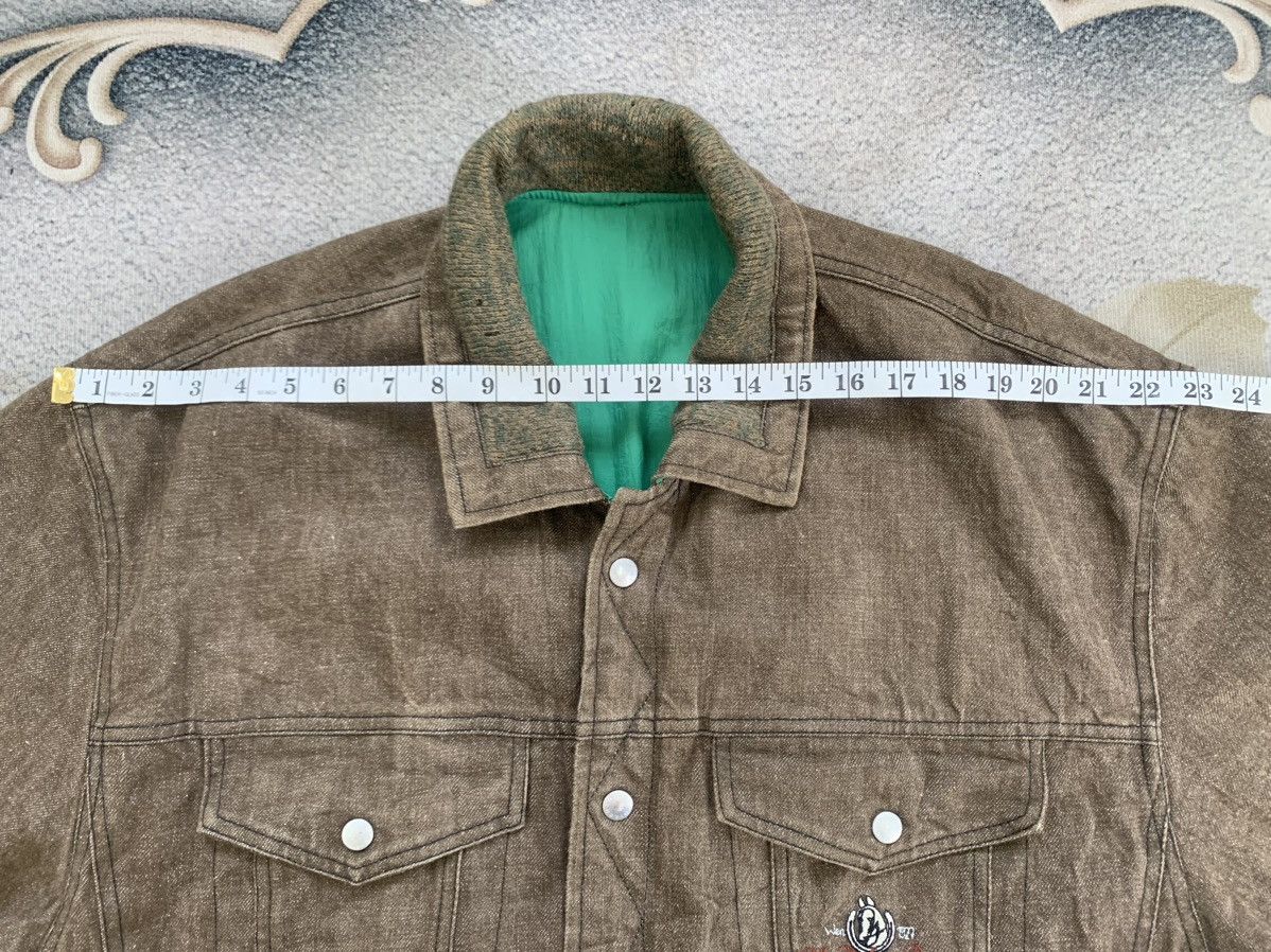 Kenzo Rare Vtg Kenzo Reversible Trucker Bomber Jacket Size US L / EU 52-54 / 3 - 18 Thumbnail