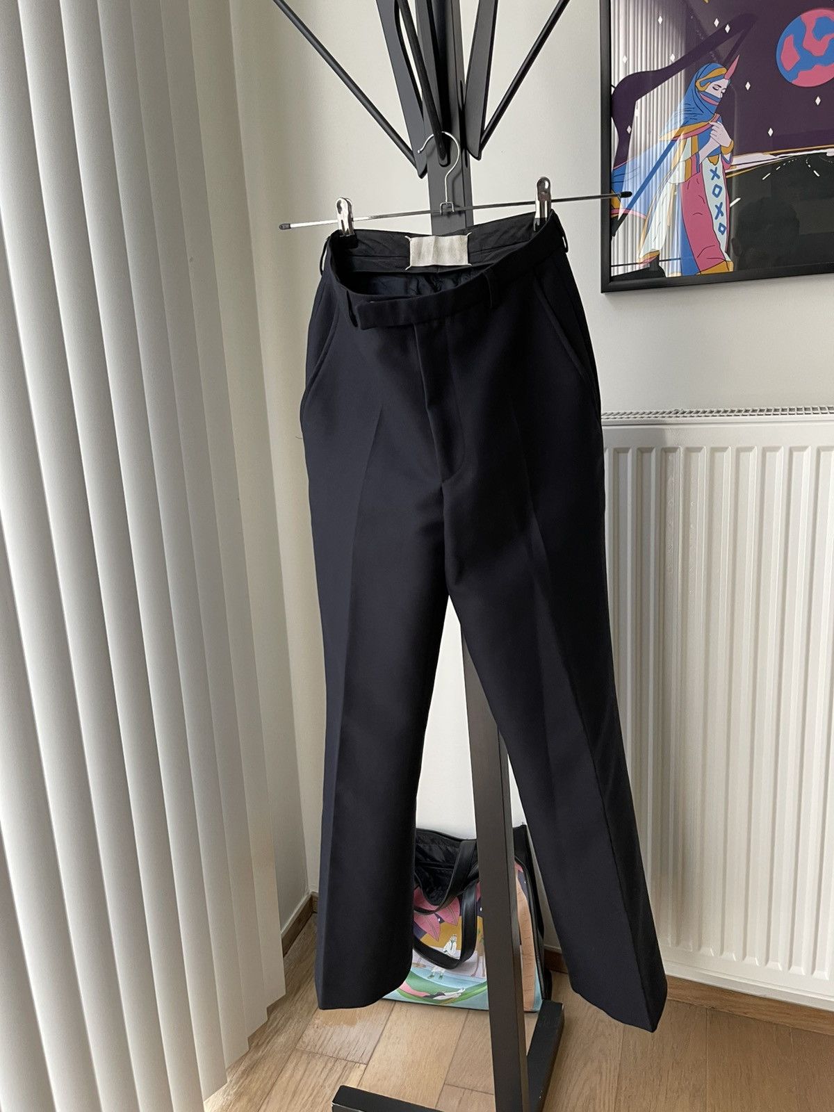Maison Margiela Maison Martin Margiela 90s Navy Mixed Wool Trousers Size US 28 / EU 44 - 2 Thumbnail