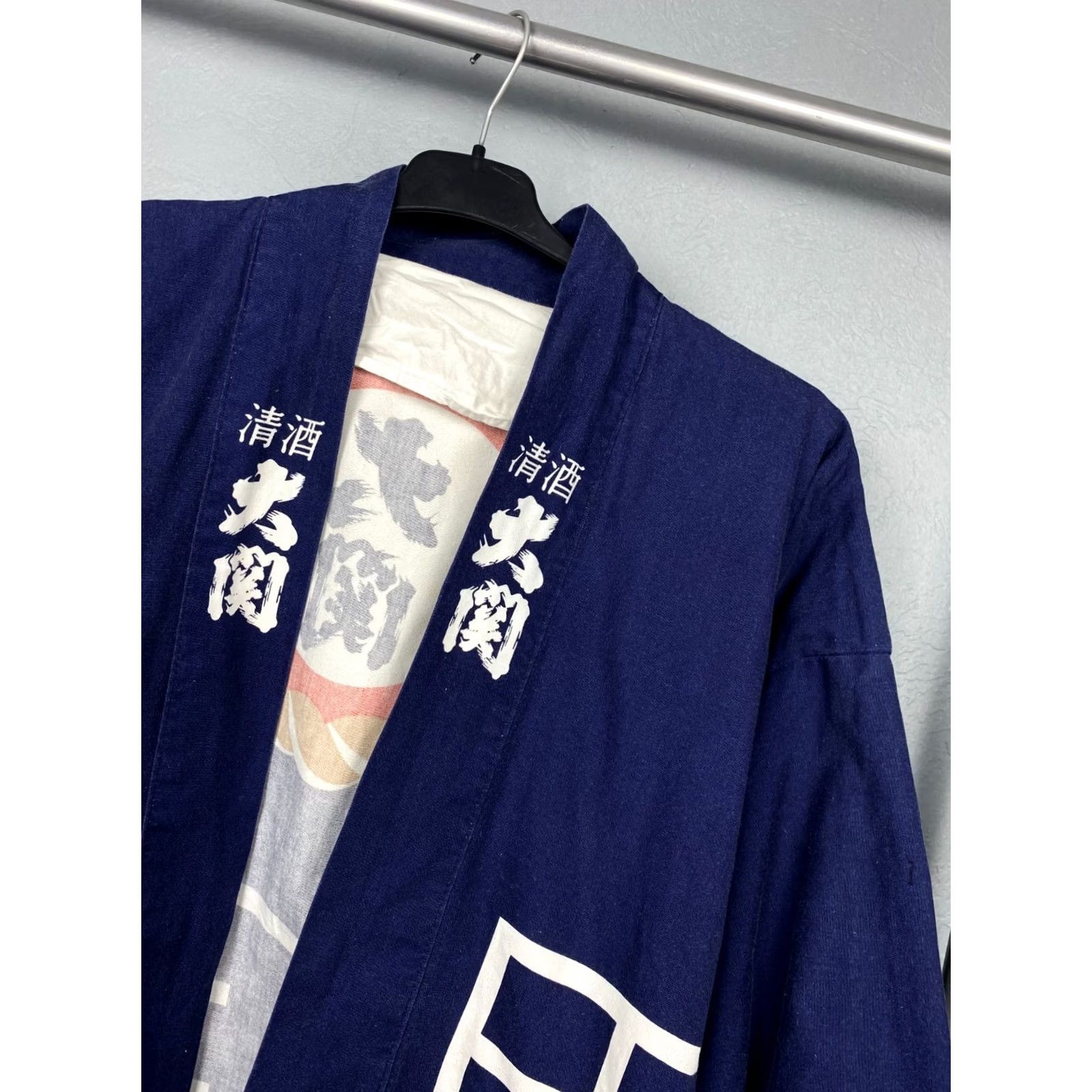 Vintage VINTAGE Japanese Traditional Indigo Kimono Shirt Cardigan L Blue Cotton 3/4 Sleeve Men's Size US L / EU 52-54 / 3 - 5 Thumbnail