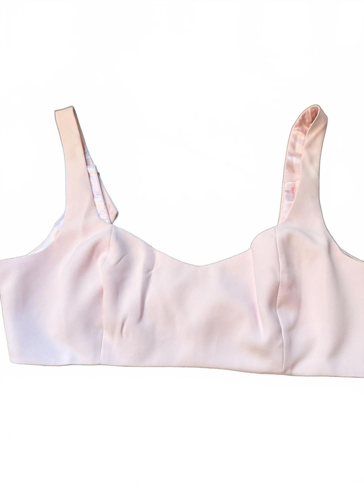 Other For Love & Lemons Light Pink Crop Top Bralette Size L / US 10 / IT 46 - 2 Thumbnail